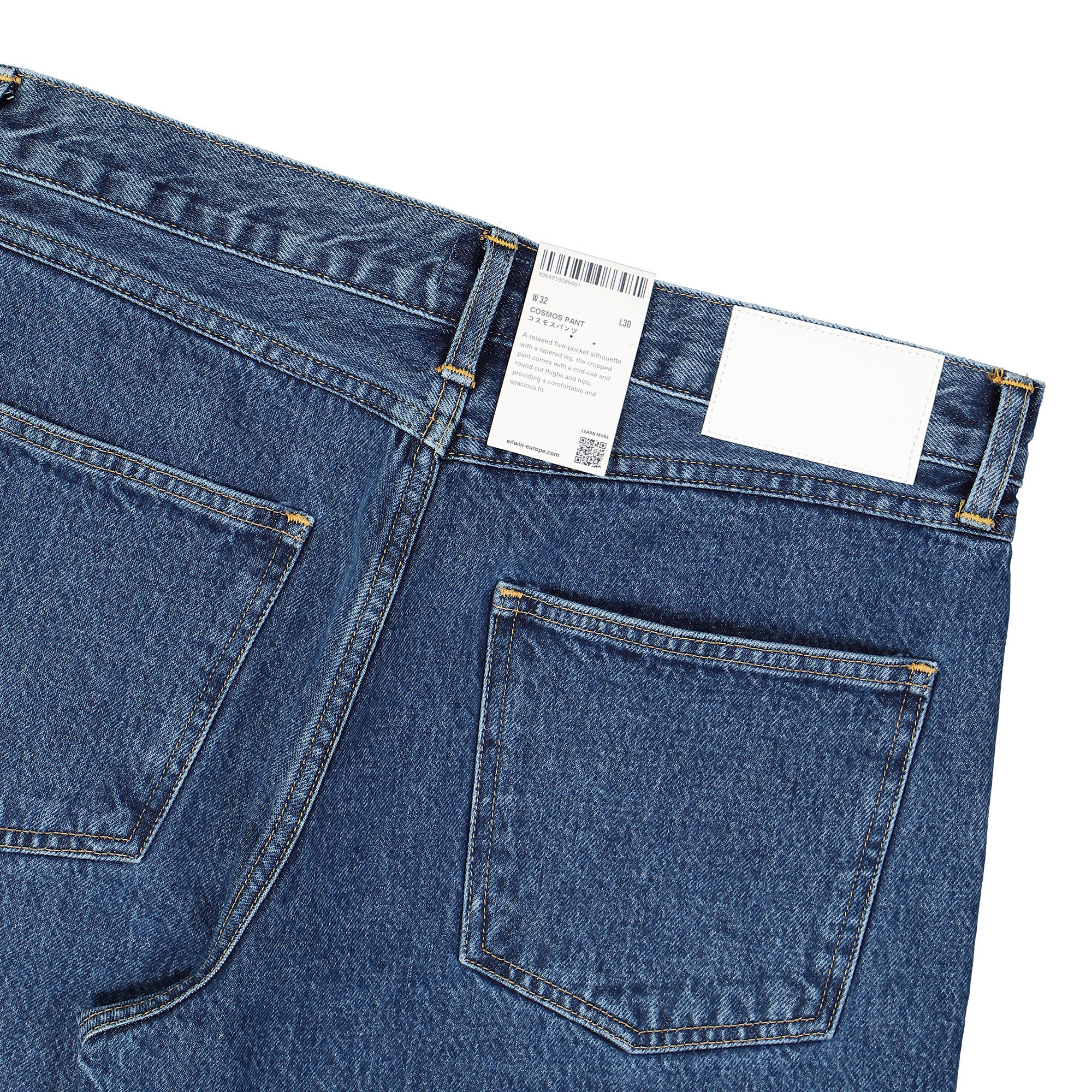 Edwin Cosmos Pant Arctic Blue Mid Marble Wash Jeans Detail view 1 | Overkill