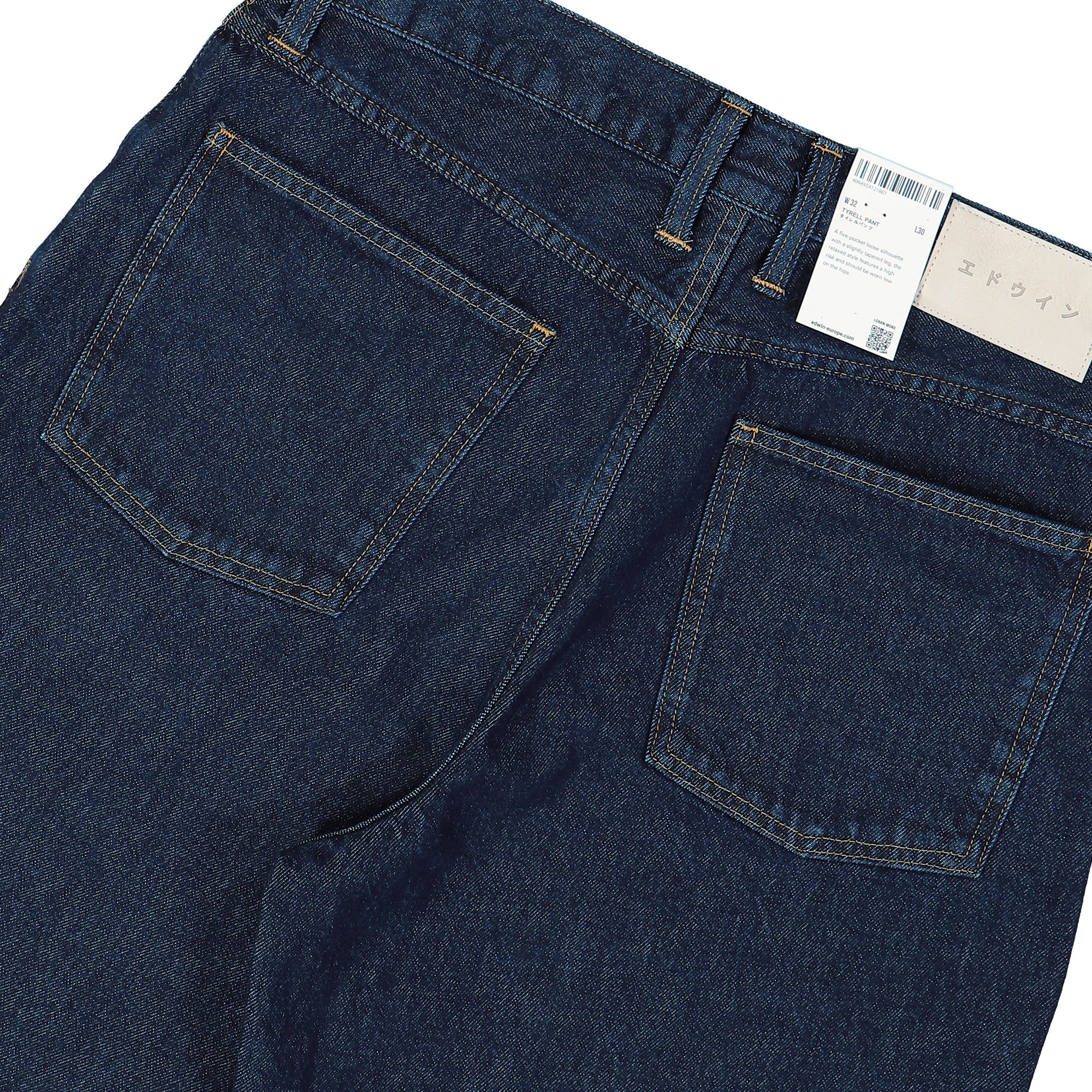 Edwin Tyrell Pant Arctic Blue Dark Marble Wash Jeans Detail view 1 | Overkill