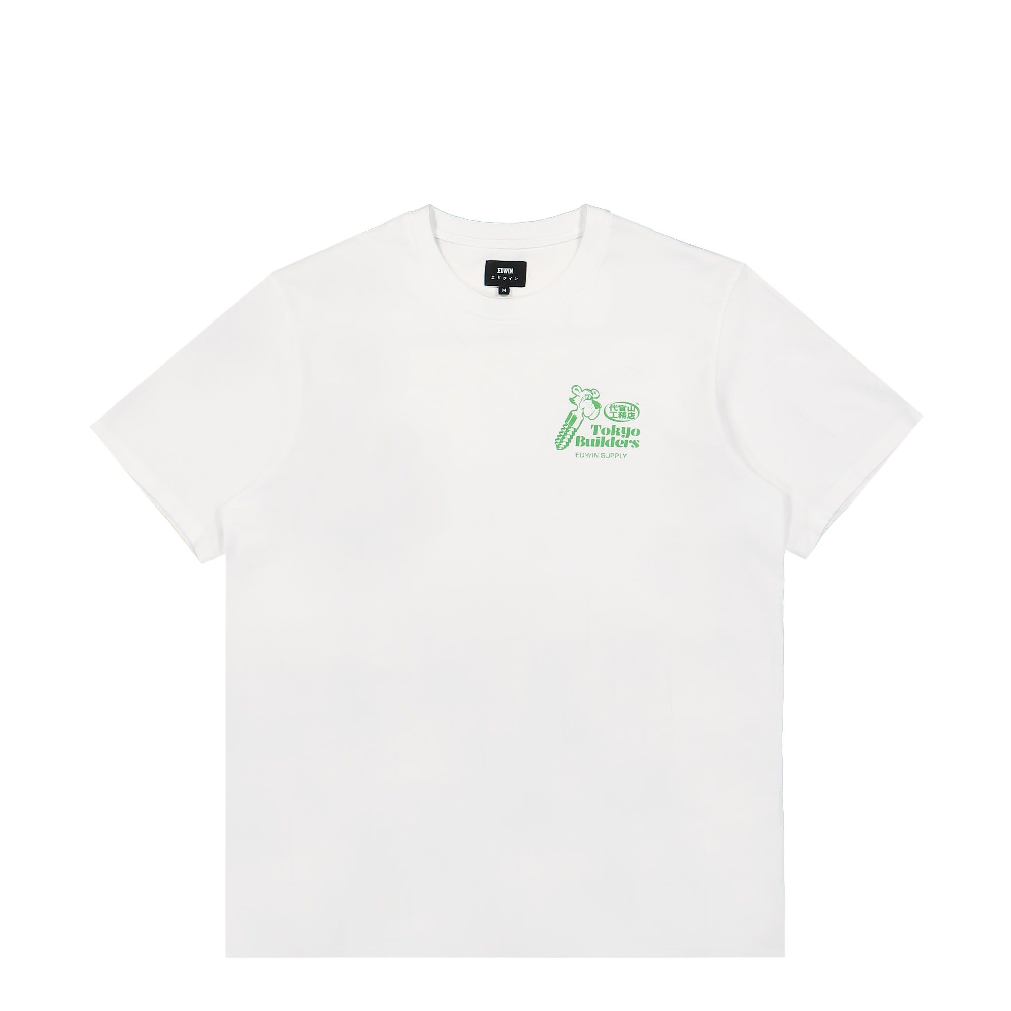 Edwin Tokyo Builders T-Shirt White T-Shirts I032558.02.67.03 | Overkill