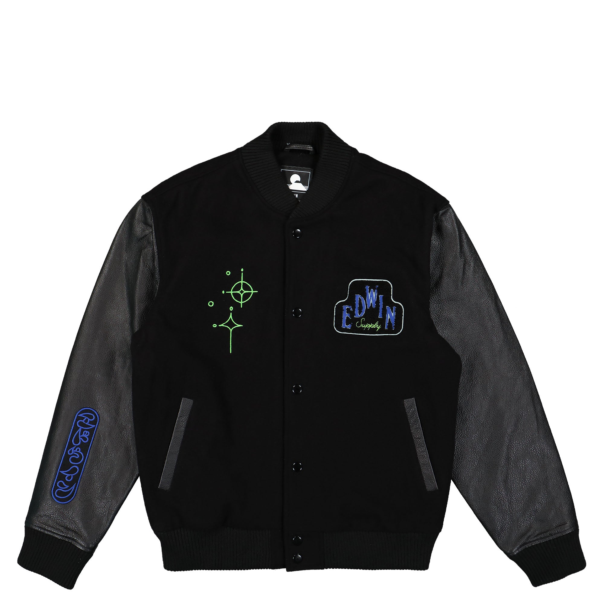 Edwin Angels Jacket Black Bomber & Varsity Jackets I032597.89.99.03 | Overkill