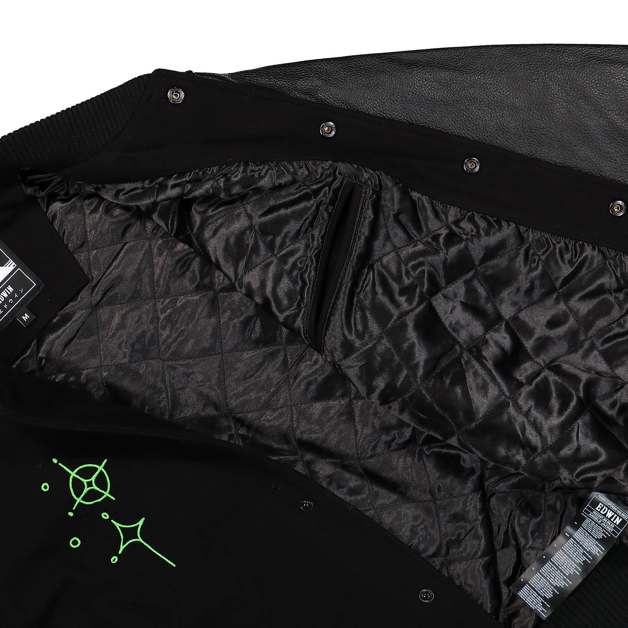 Edwin Angels Jacket Black Bomber & Varsity Jackets Detail view 1 | Overkill