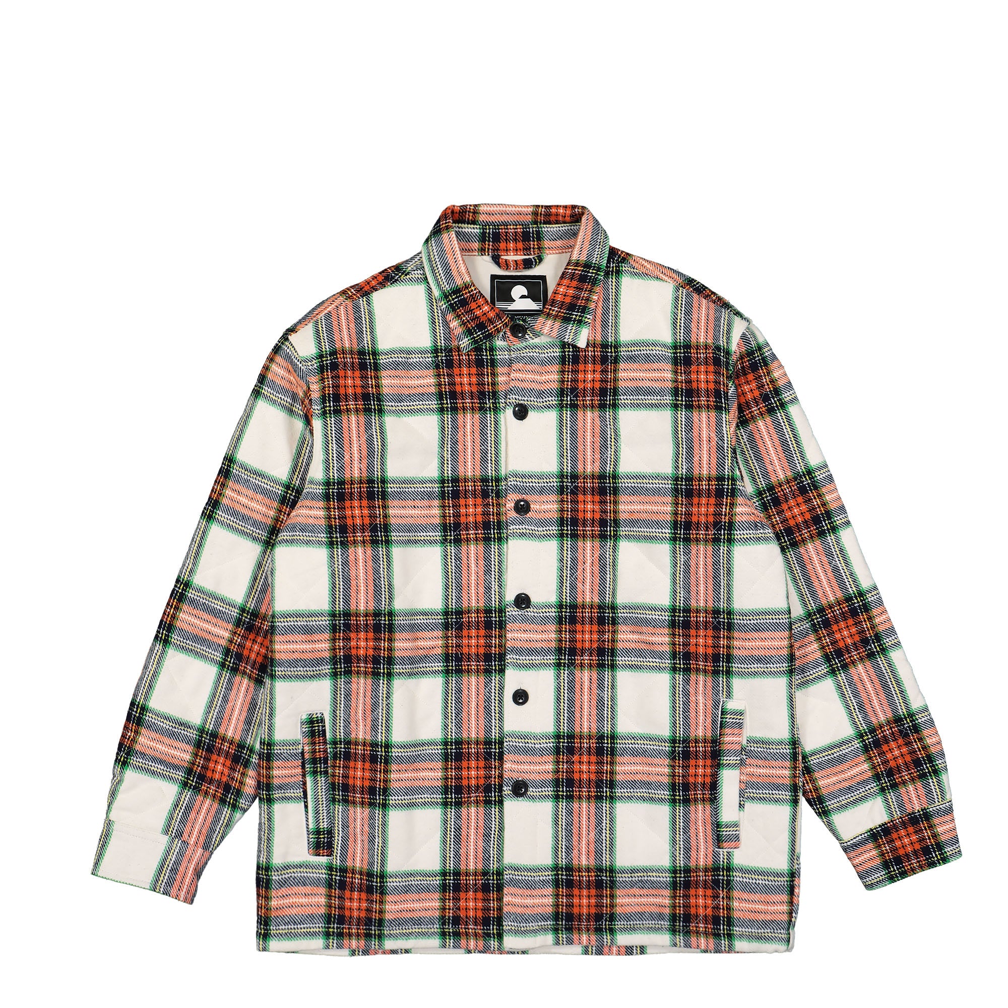 Edwin Sven II LS Lined Shirt White / Red Shirts I032610.1WZ.67.03 | Overkill