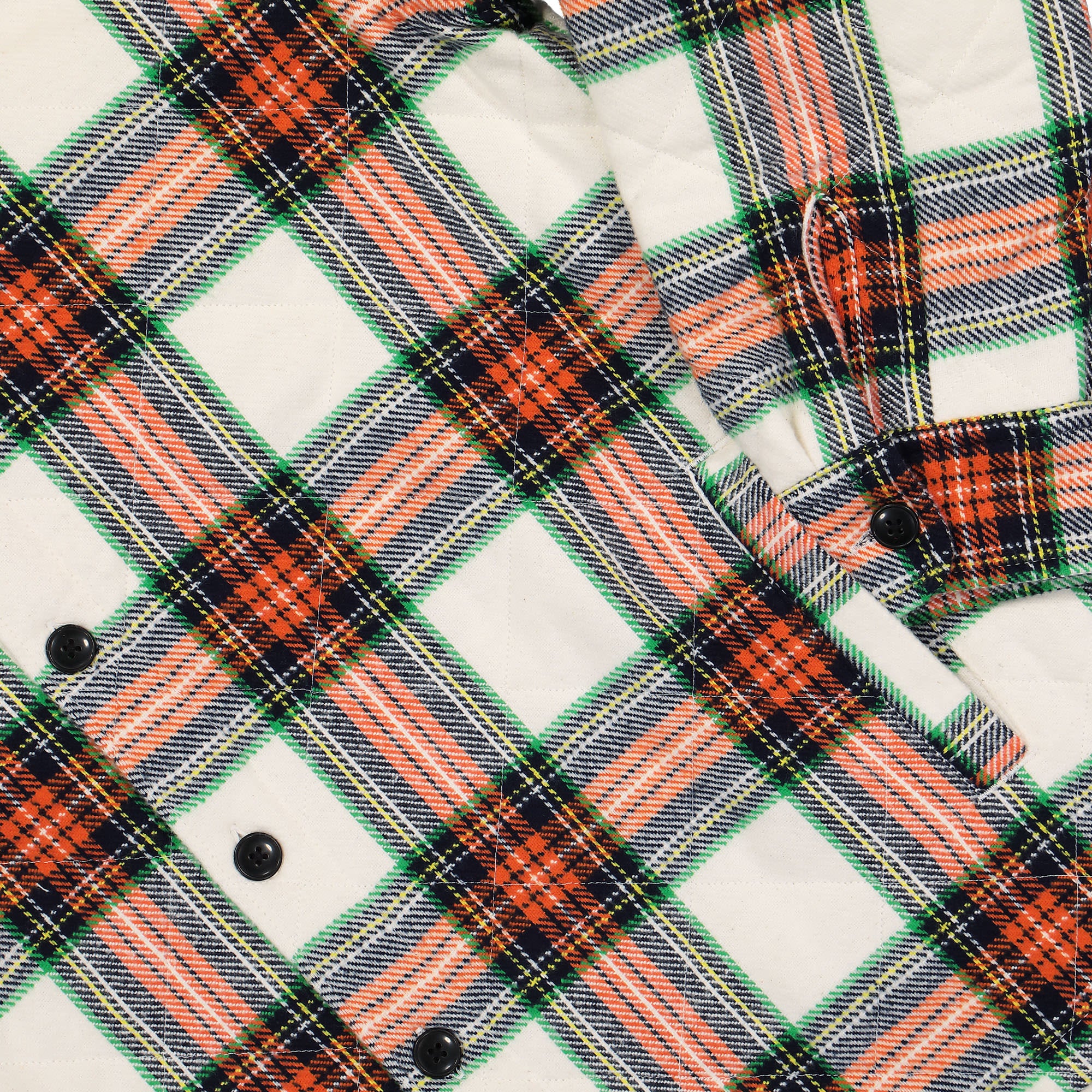 Edwin Sven II LS Lined Shirt White / Red Shirts Detailfoto | Overkill