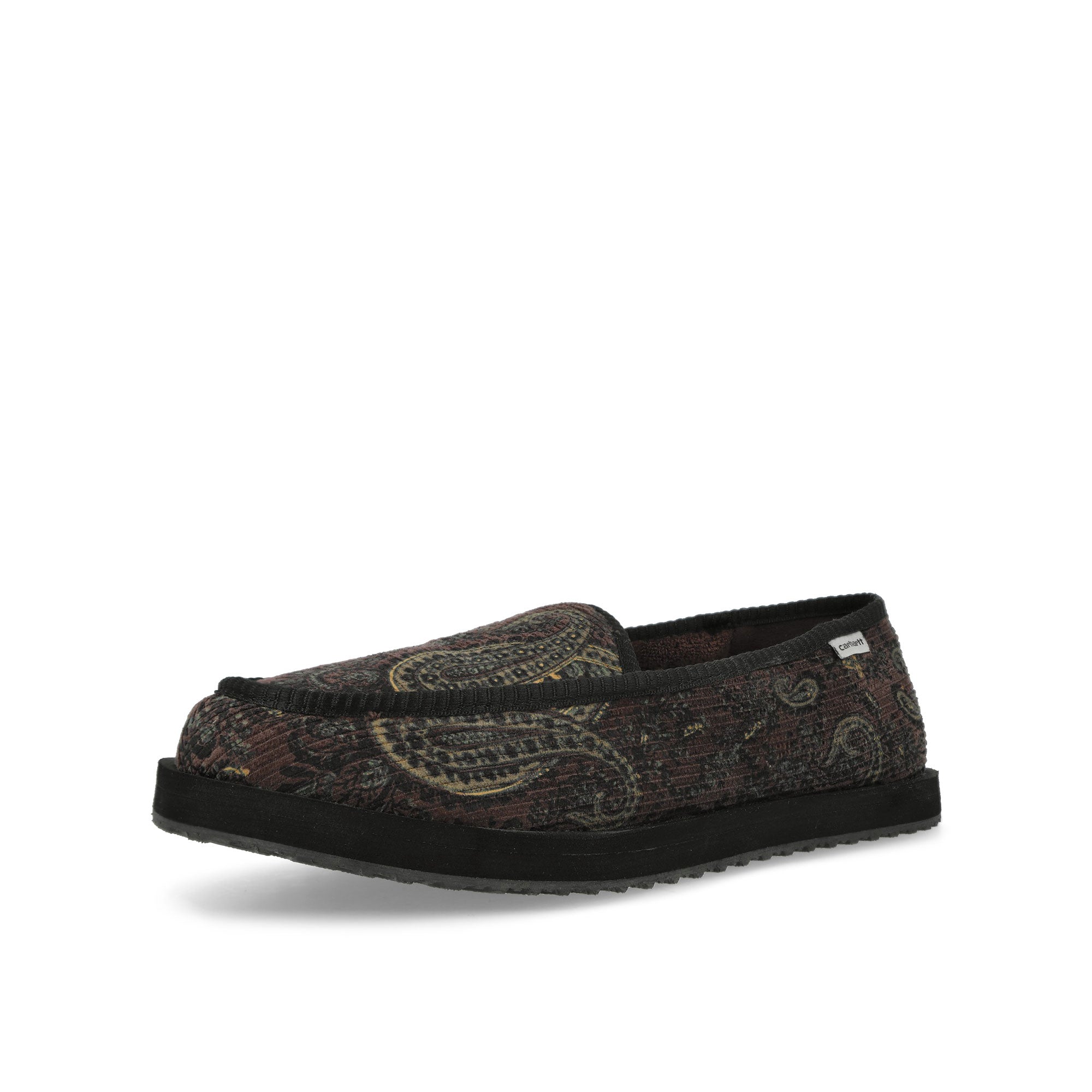 Carhartt WIP Paisley Slippers Paisley Print, Buckeye Slides, Sandals & Slippers Close Up | Overkill