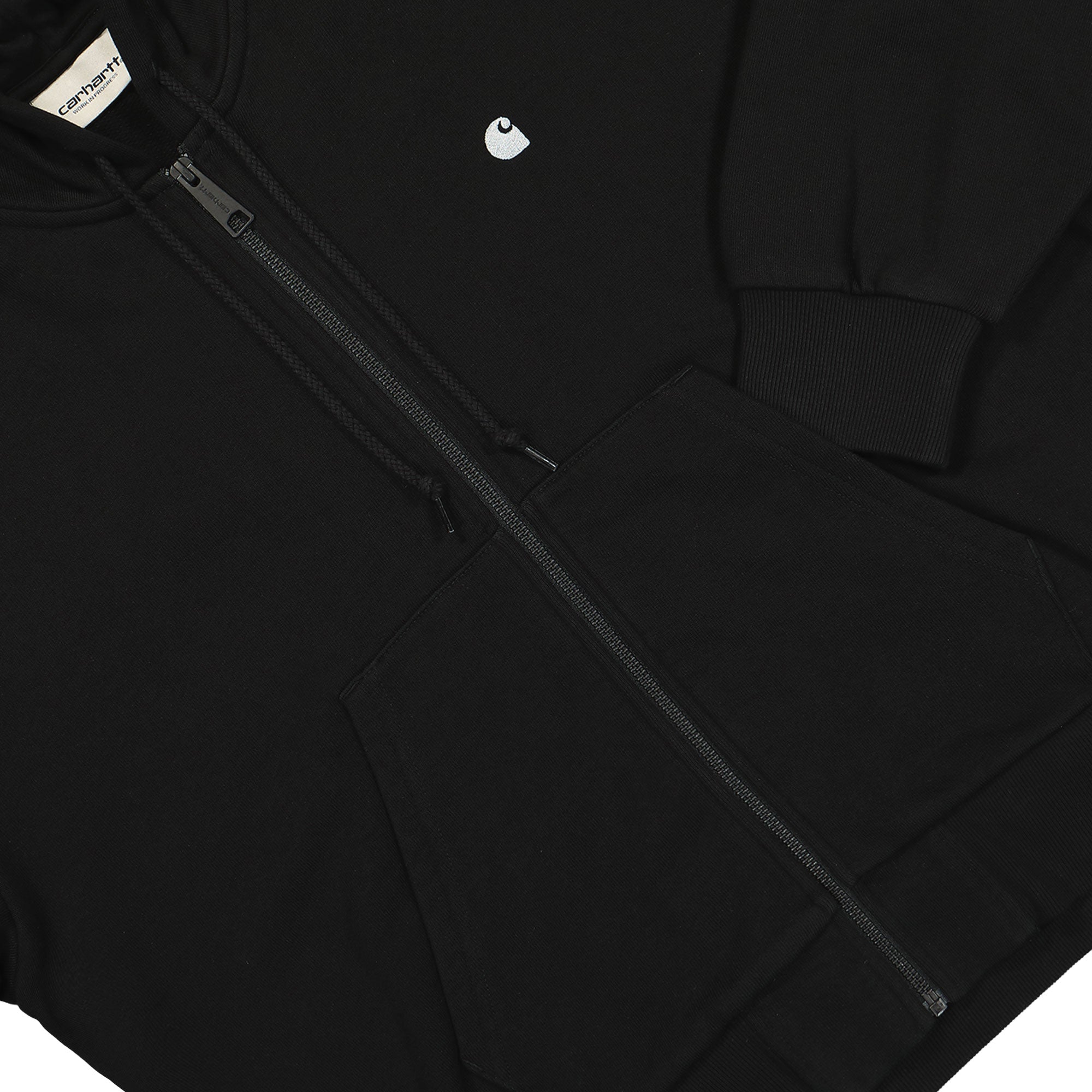Carhartt WIP W Hooded Casey Jacket Black / Silver Hoodies Detailfoto | Overkill
