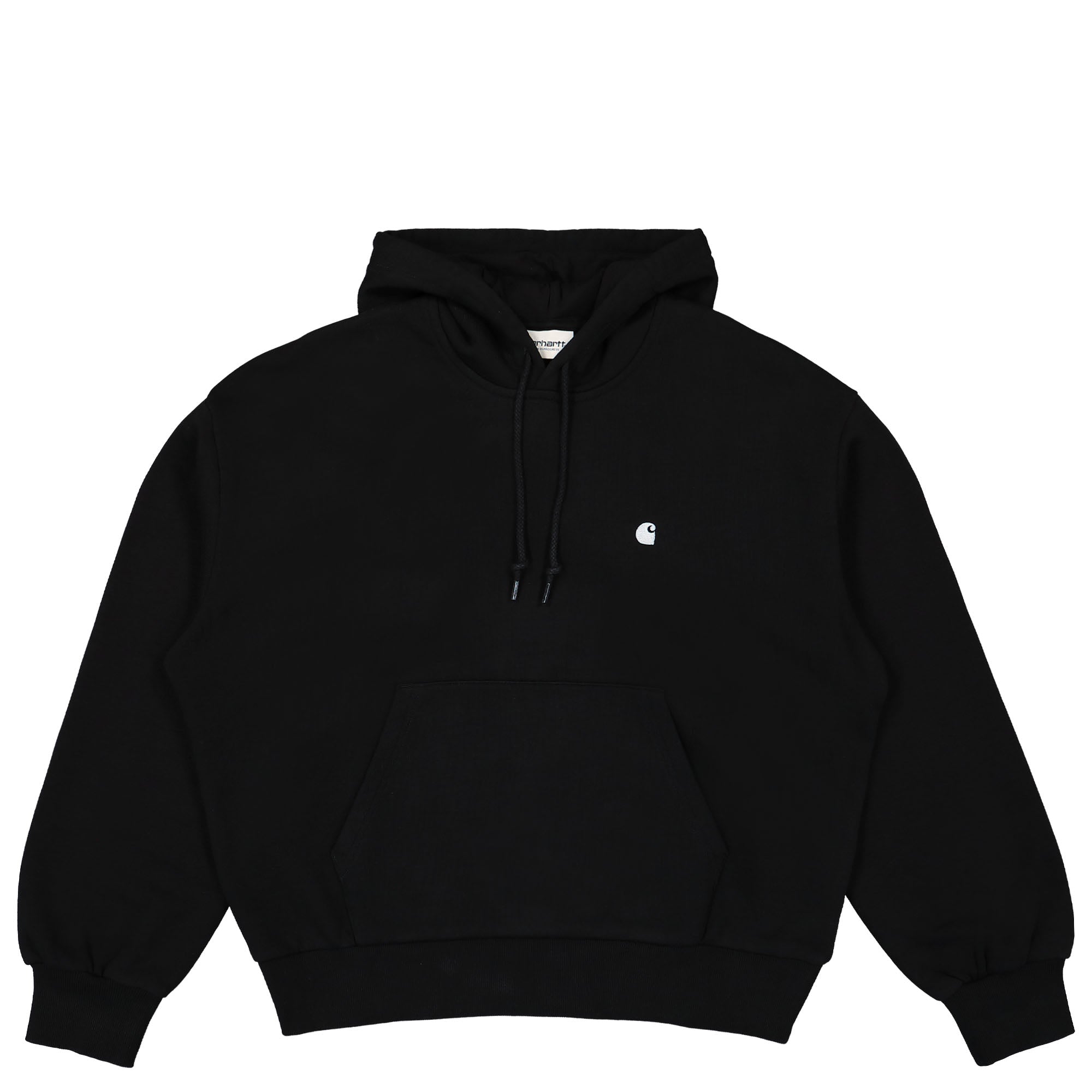 Carhartt WIP W Hooded Casey Sweatshirt Black / Silver Sweatshirts I032644.0M4.XX.03 | Overkill
