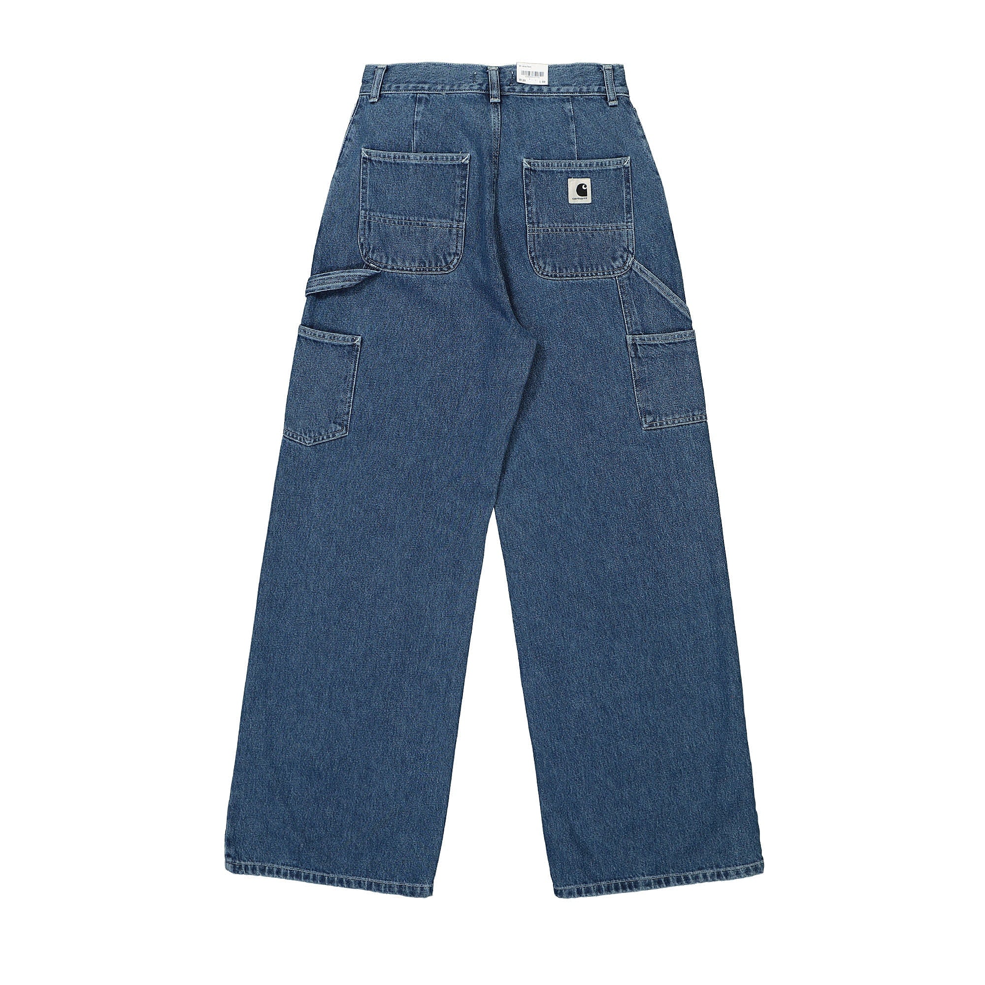 Carhartt WIP W Jens Pant Marshfield Blue Heavy Stone Wash Jeans Material | Overkill