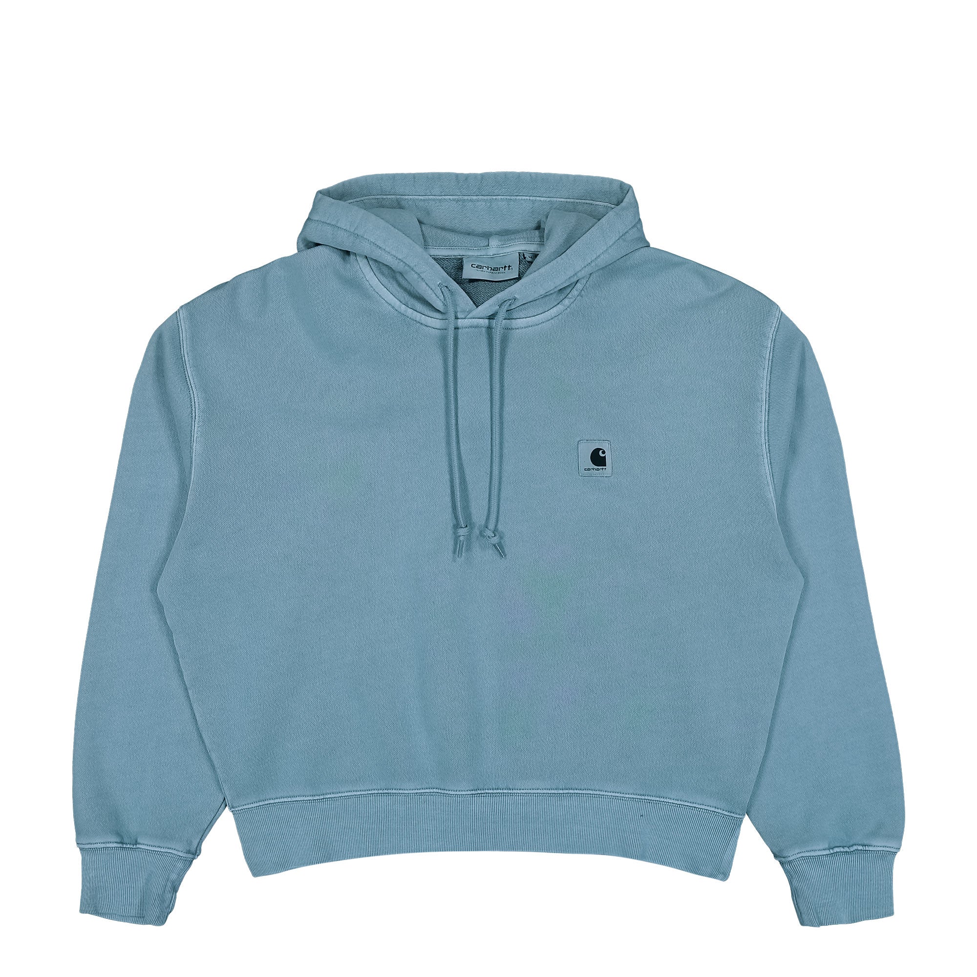Carhartt WIP W Hooded Nelson Sweat Clay Blue Garment Dyed Hoodies I032741.2PA.GD.03 | Overkill