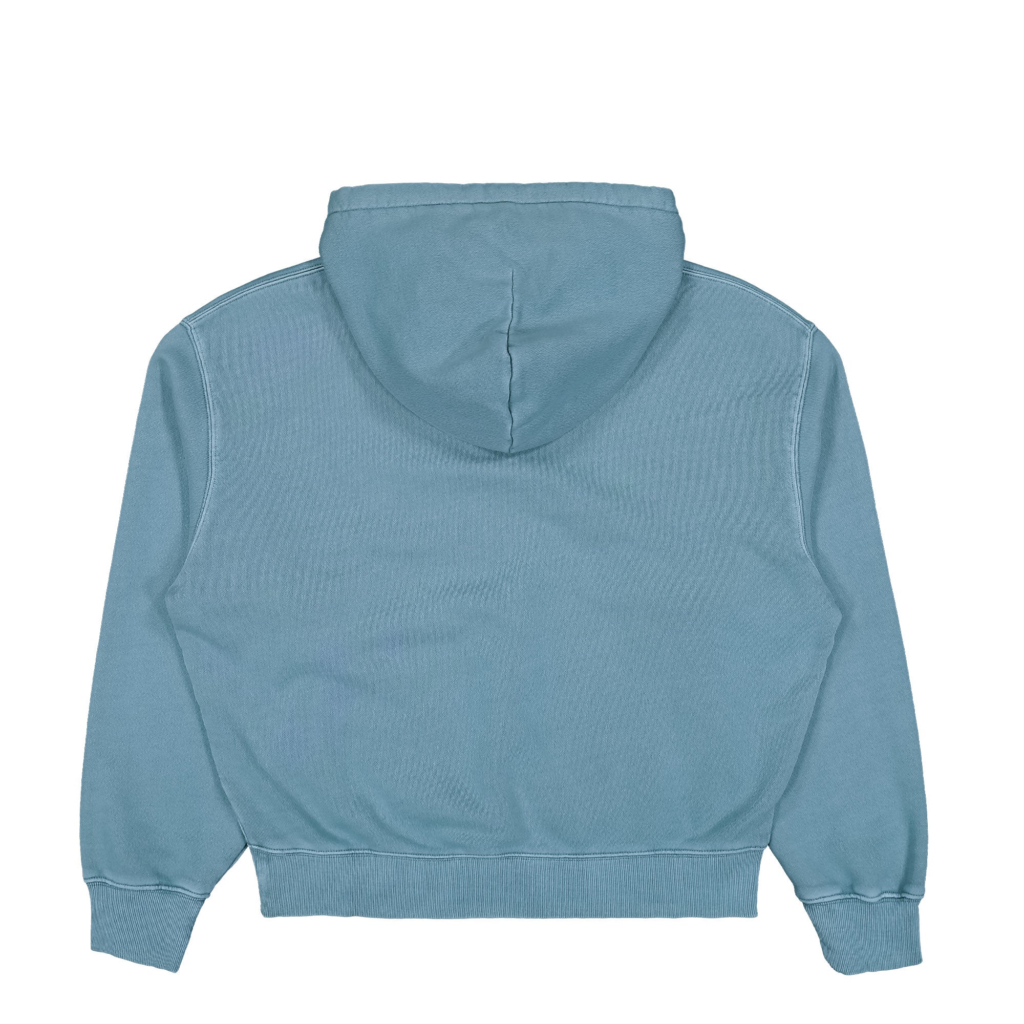 Carhartt WIP W Hooded Nelson Sweat Clay Blue Garment Dyed Hoodies I032741.2PA.GD.03 Close-up | Overkill