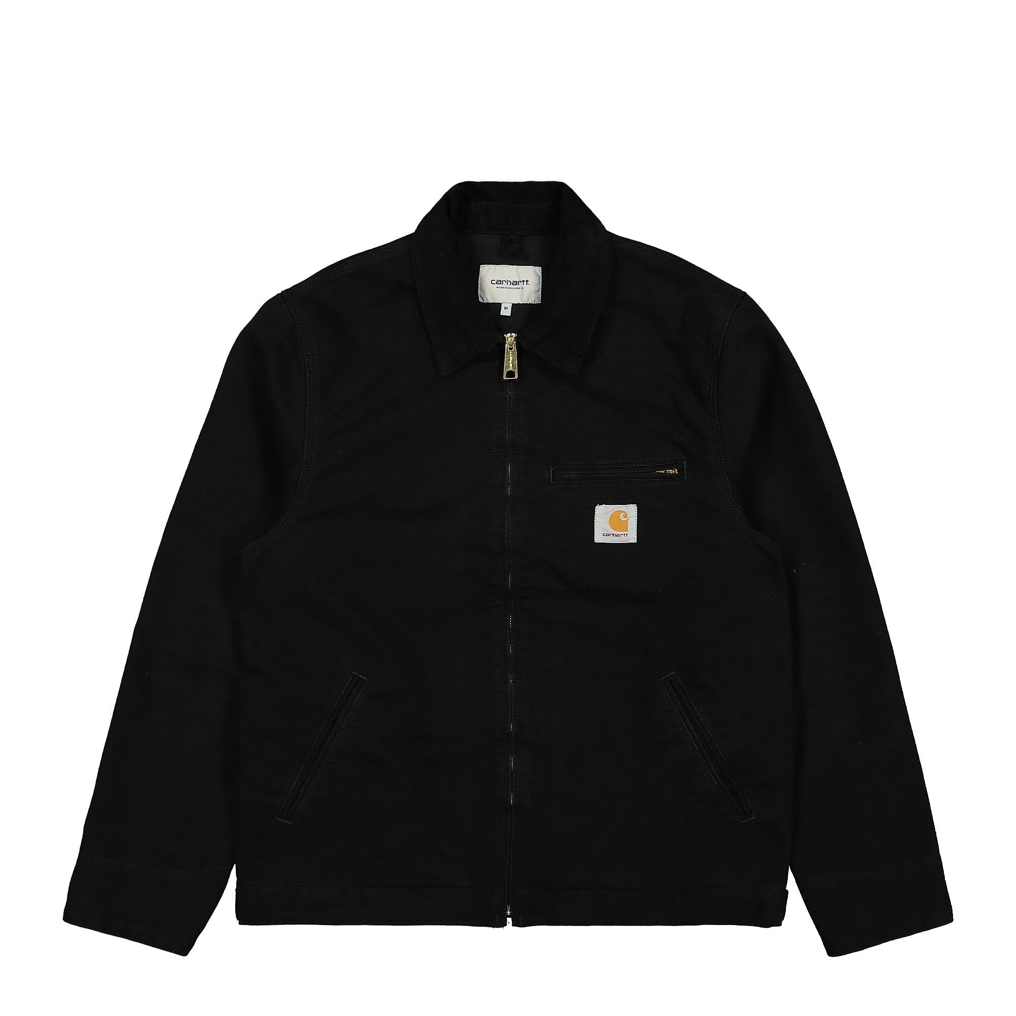Carhartt WIP Detroit Jacket Dearborn Black / Black Aged Canvas Jackets I032940.00E.3K.03 | Overkill