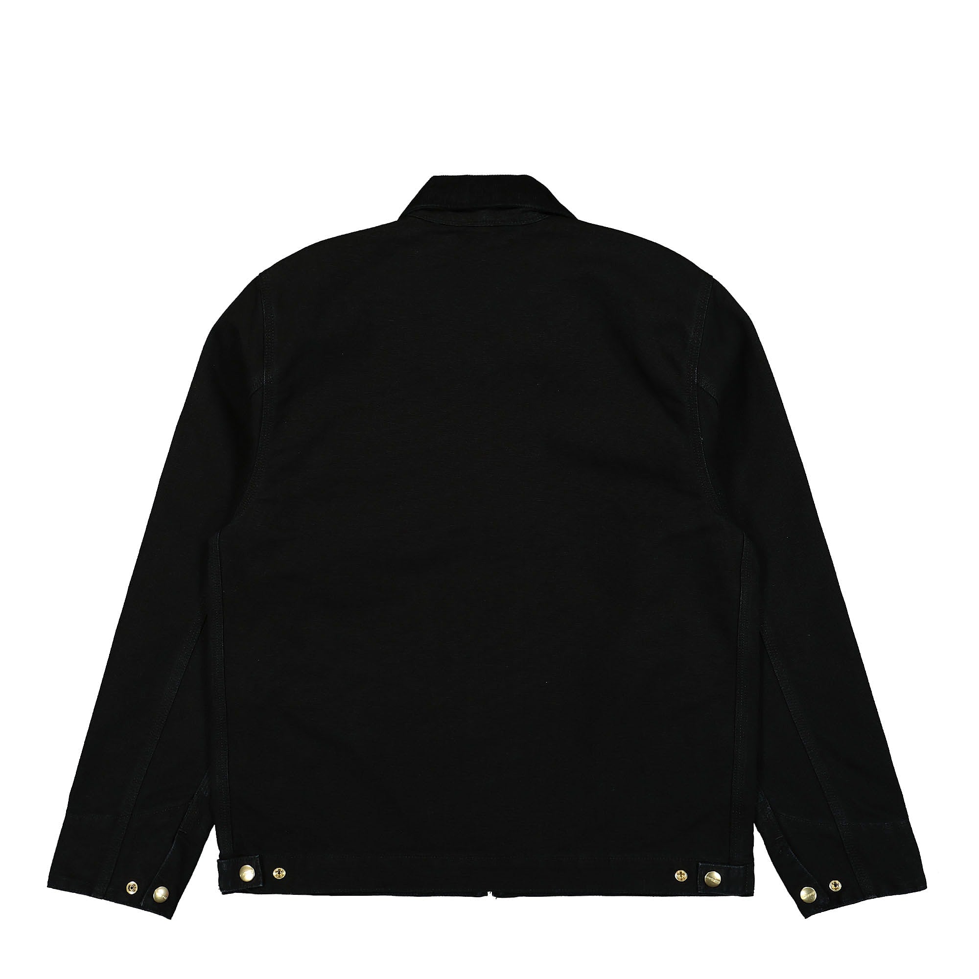 Carhartt WIP Detroit Jacket Dearborn Black / Black Aged Canvas Jackets Material | Overkill