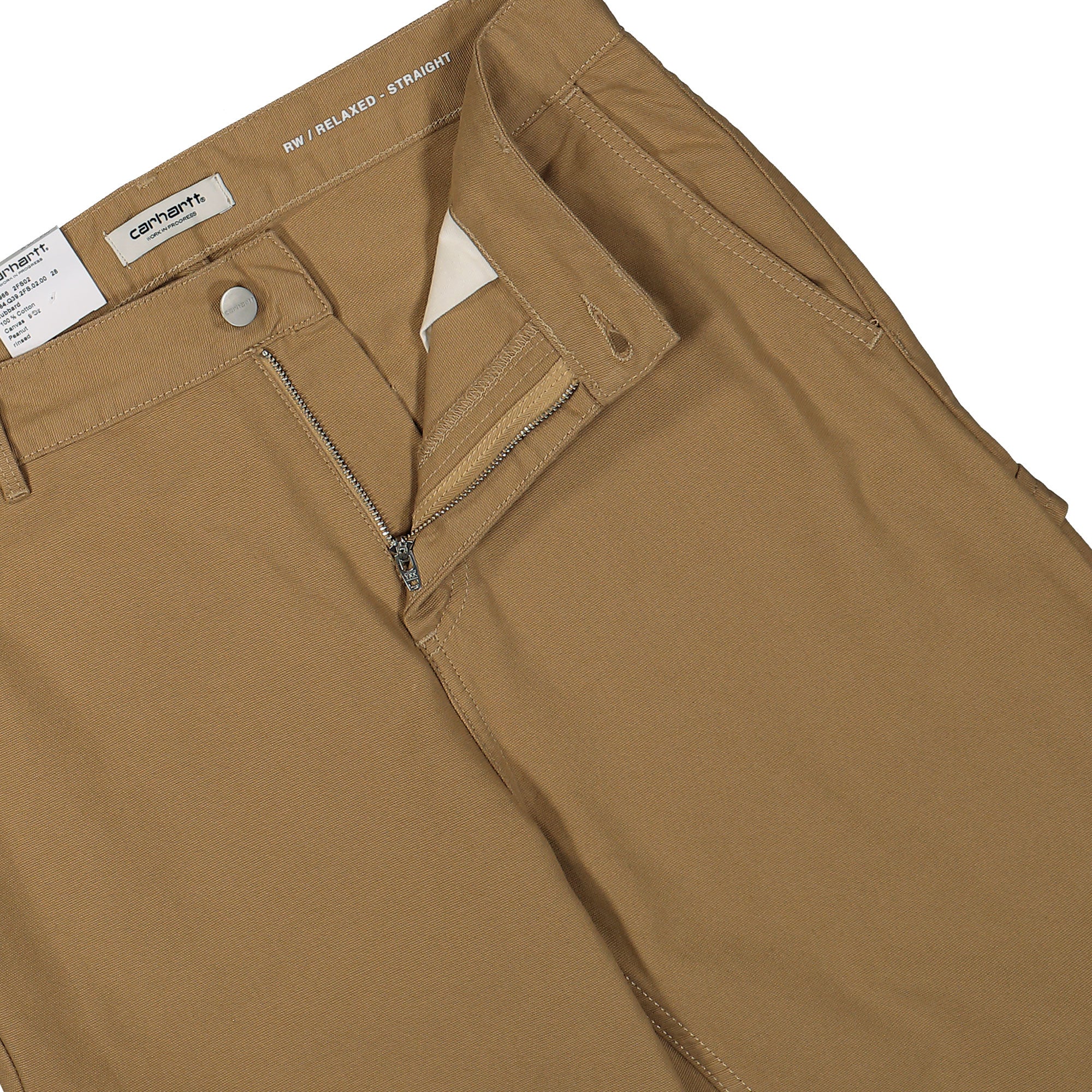 Carhartt WIP W Pierce Pant Straight Peanut Rinsed Casual Pants Detailfoto | Overkill