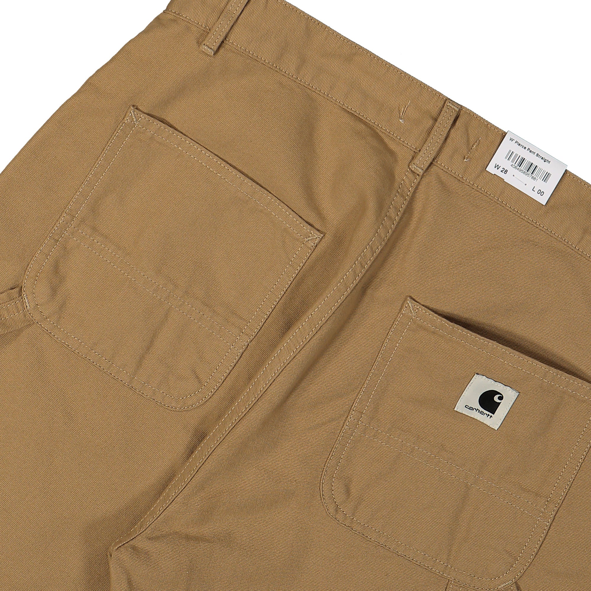 Carhartt WIP W Pierce Pant Straight Peanut Rinsed Casual Pants Detail view 1 | Overkill
