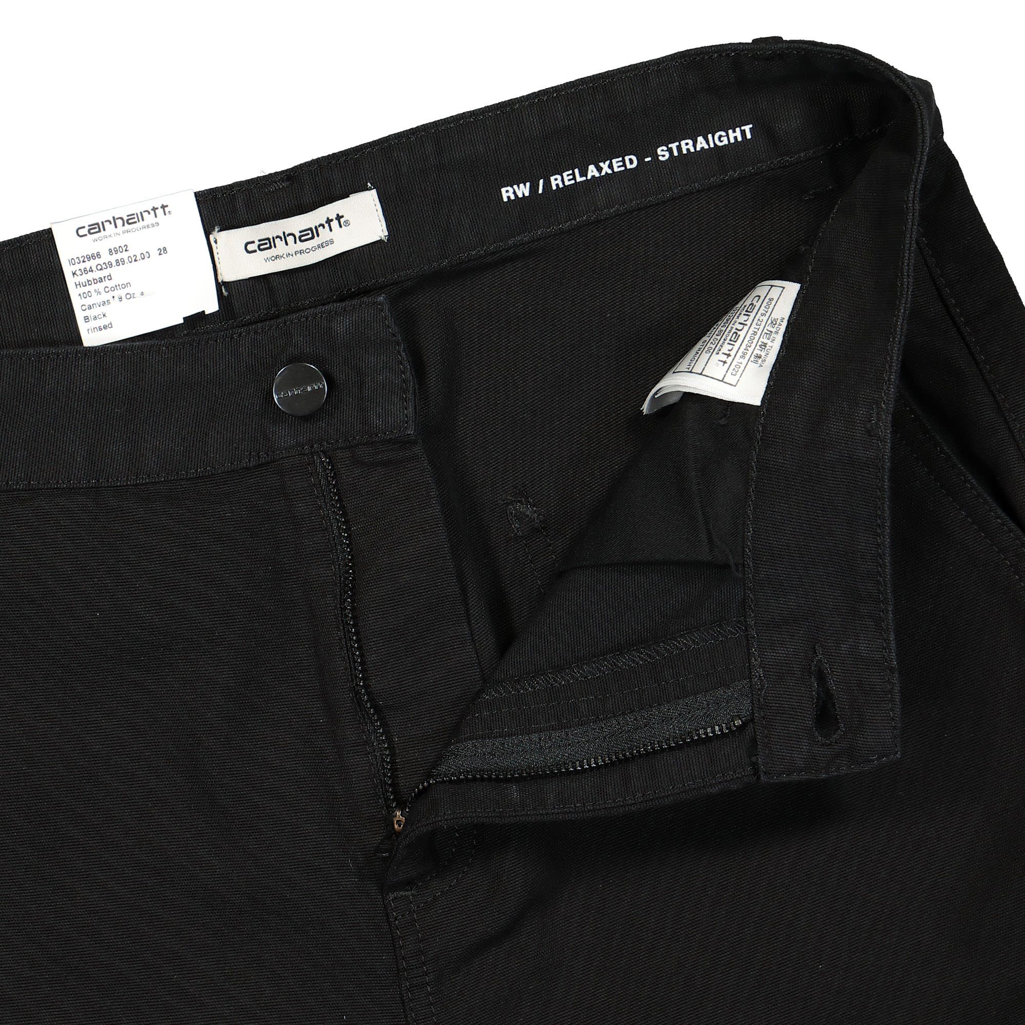 Carhartt WIP W Pierce Pant Straight Black Casual Pants Detailfoto | Overkill