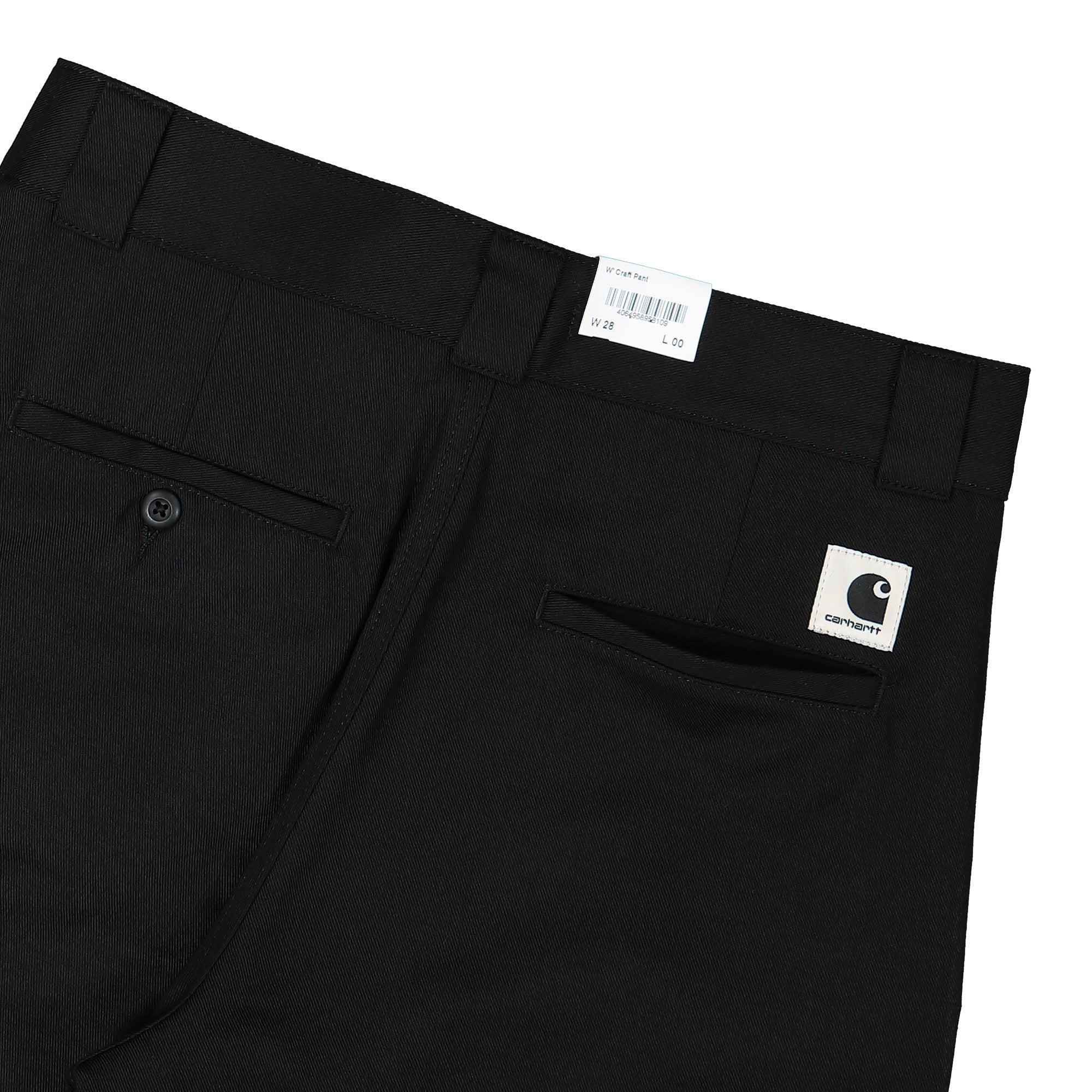 Carhartt WIP W Craft Pant Black Rigid Casual Pants Detail view 1 | Overkill