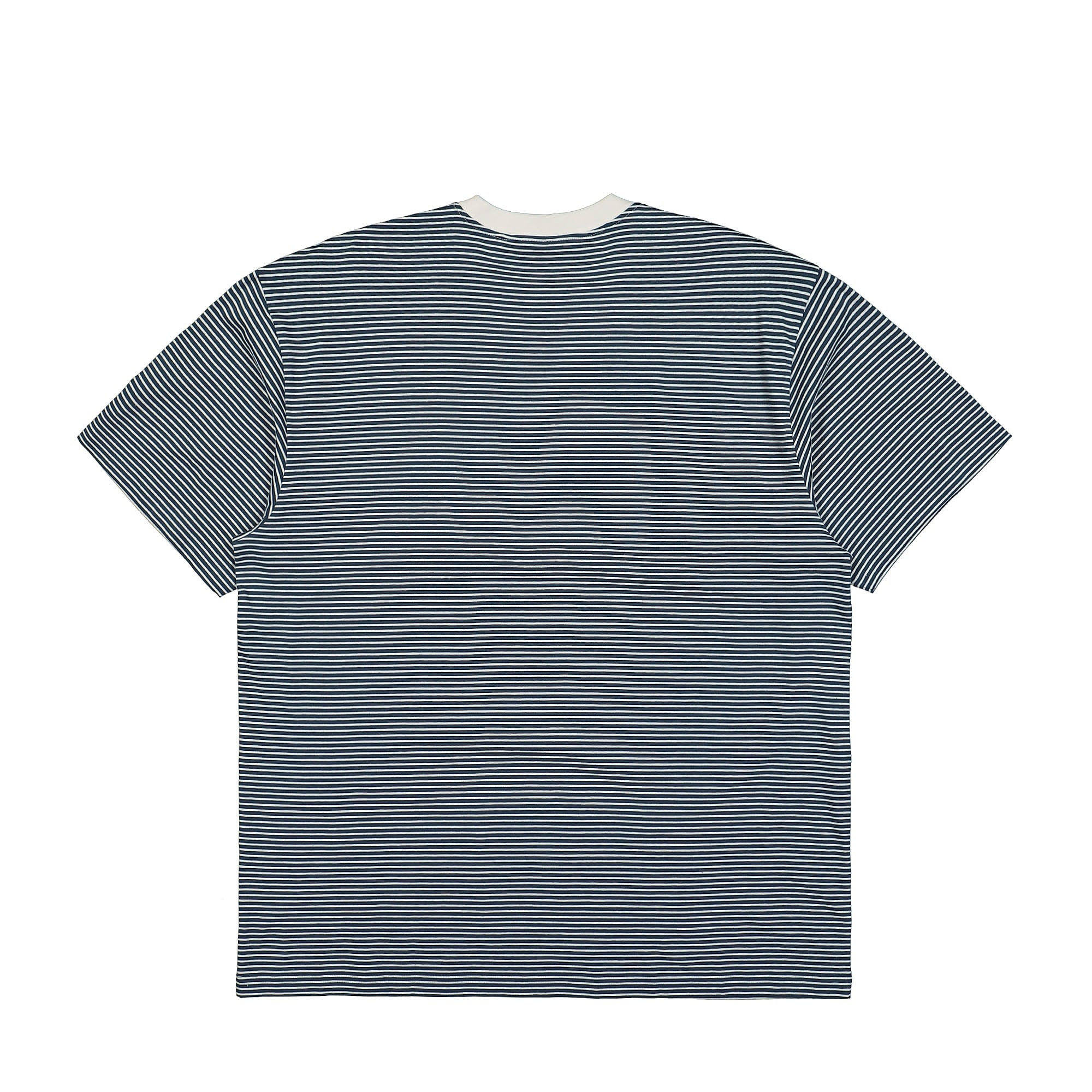 Carhartt WIP S/S Fairley T-Shirt Fairley Stripe, Naval / White T-Shirts Material | Overkill
