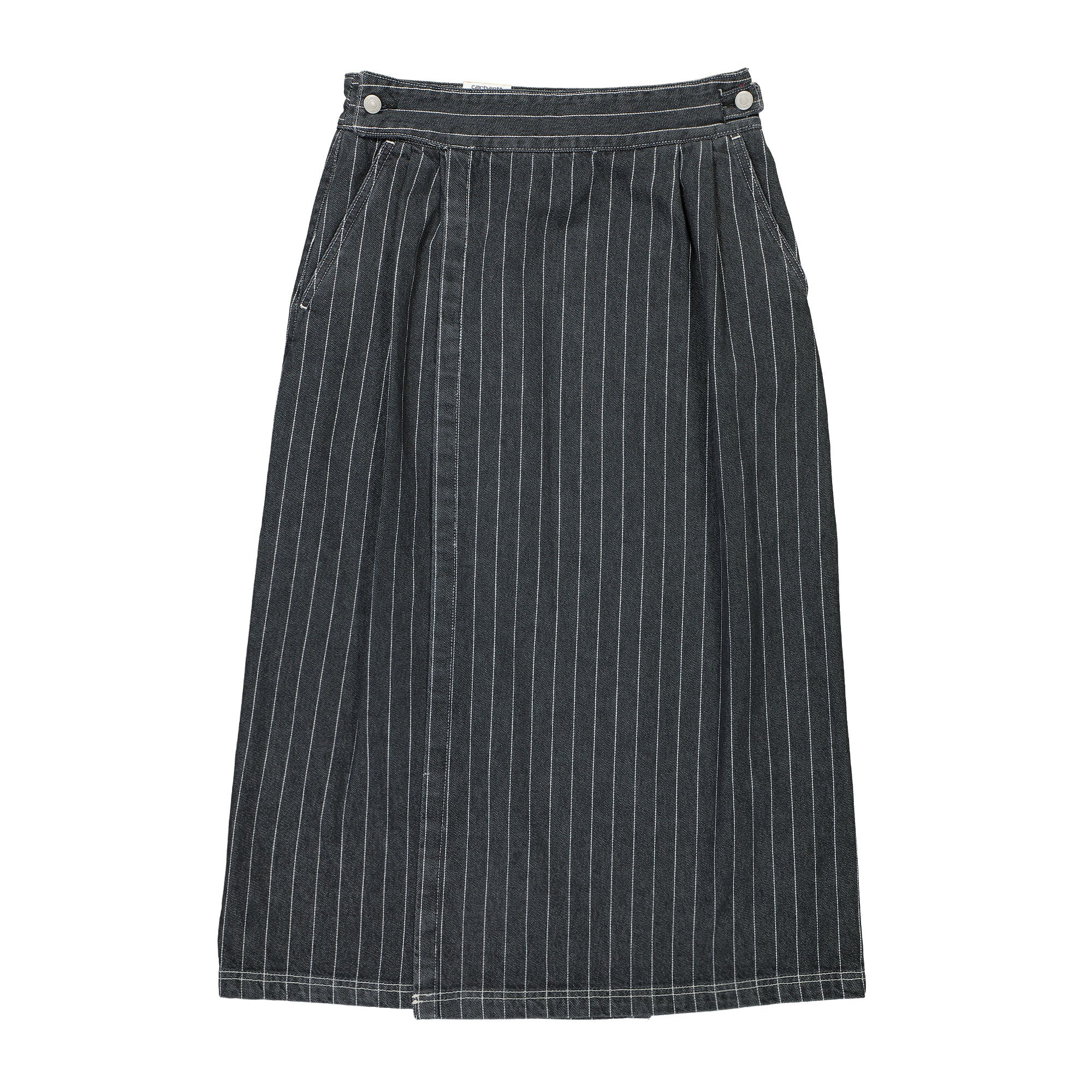 Carhartt WIP W Orlean Skirt Orelan Stripe, Black / White Skirts I033015.1XX.06.03 | Overkill