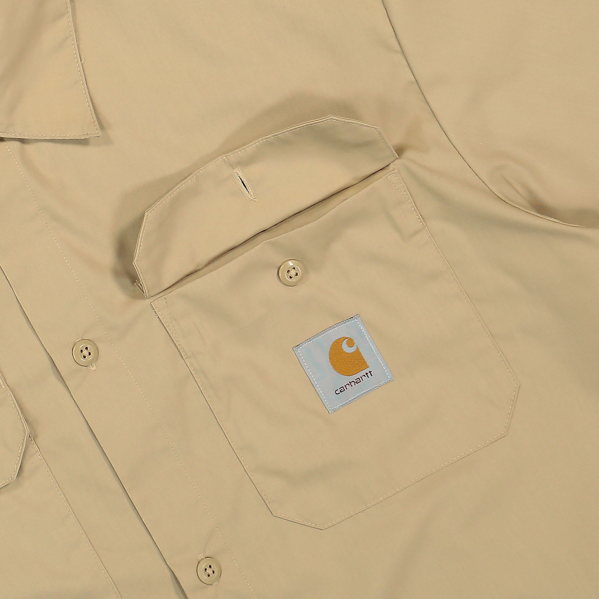 Carhartt WIP S/S Craft Shirt Sable Shirts Detailfoto | Overkill