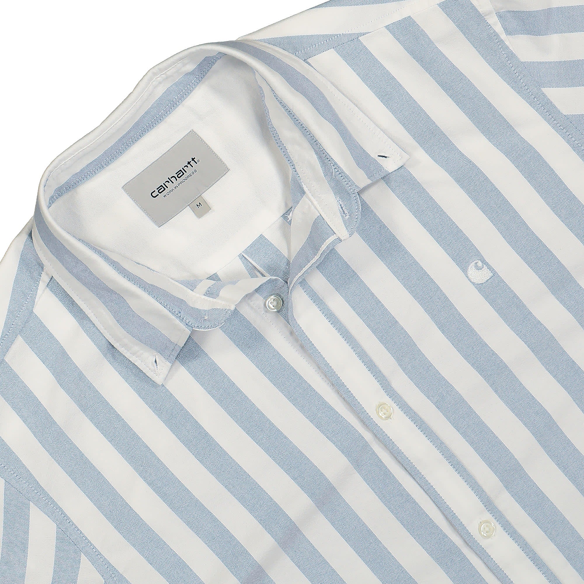 Carhartt WIP L/S Dillion Shirt Bleach / White Shirts Close-up | Overkill
