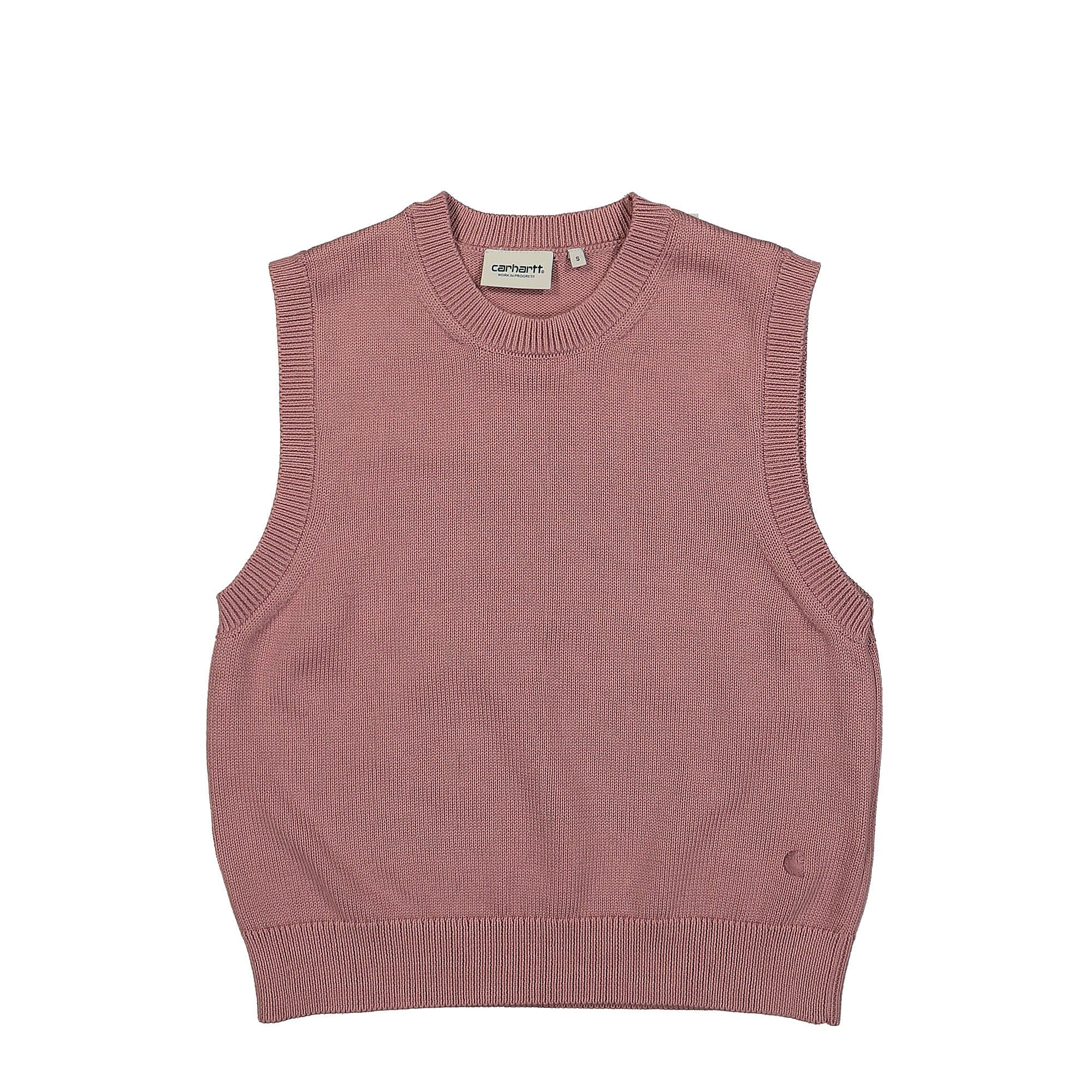 Carhartt WIP W Chester Vest Sweater Glassy Pink Sweater Vests I033035.1NJ.XX.03 | Overkill