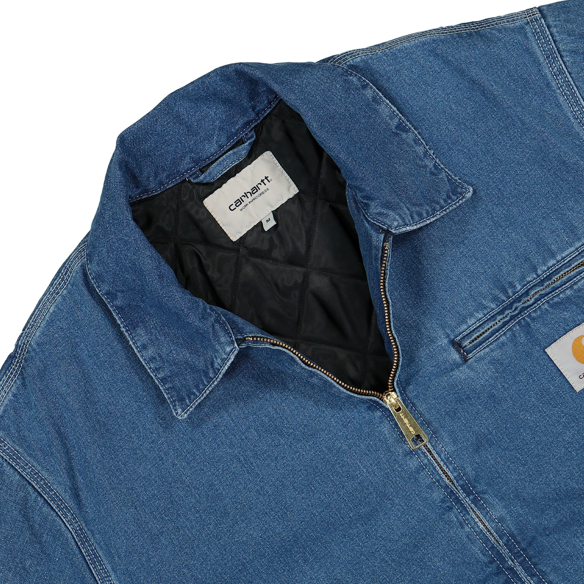 Carhartt WIP OG Detroit Jacket Blue Jackets Close-up | Overkill