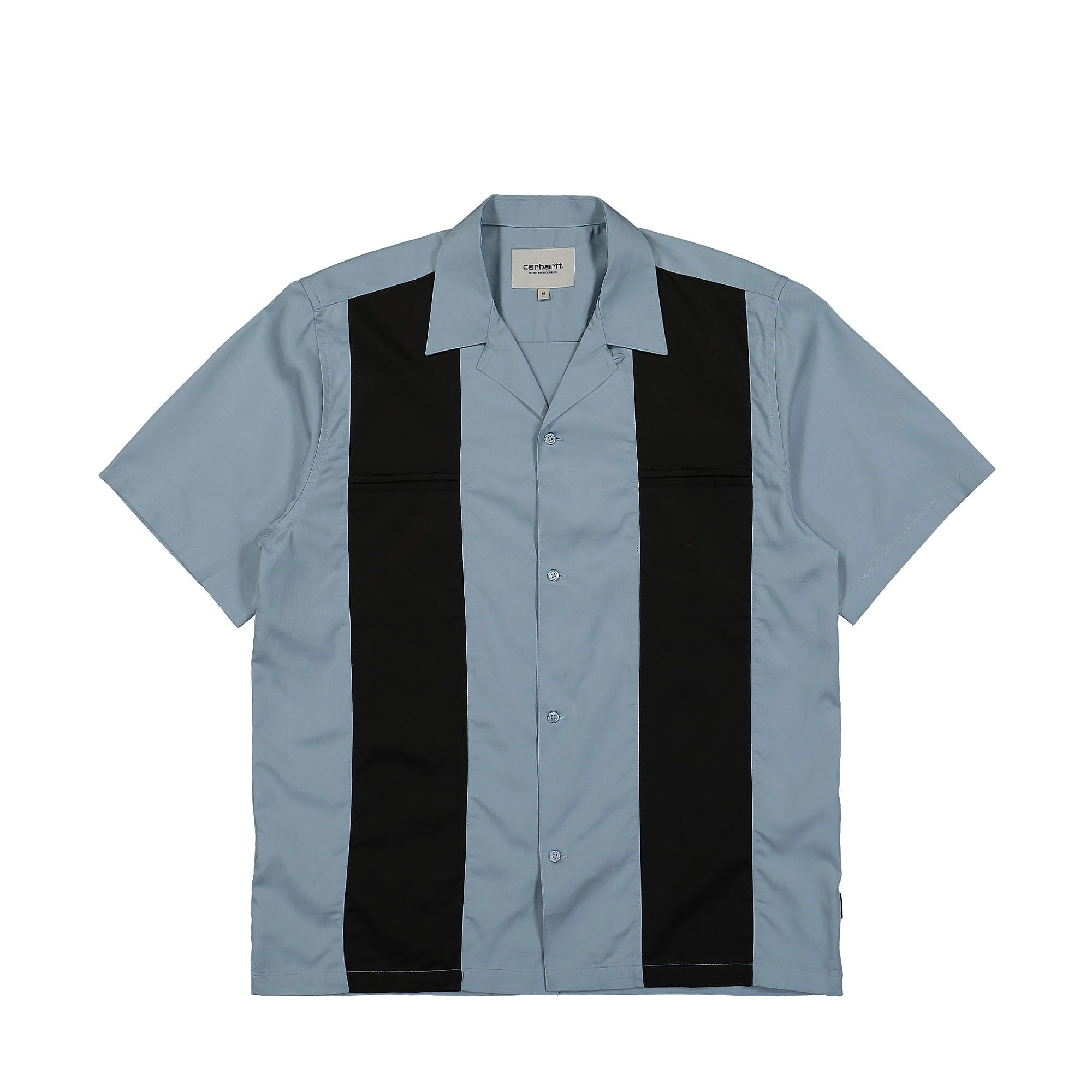 Carhartt WIP S/S Durango Shirt Frosted Blue / Black Shirts I033041.0SM.XX | Overkill