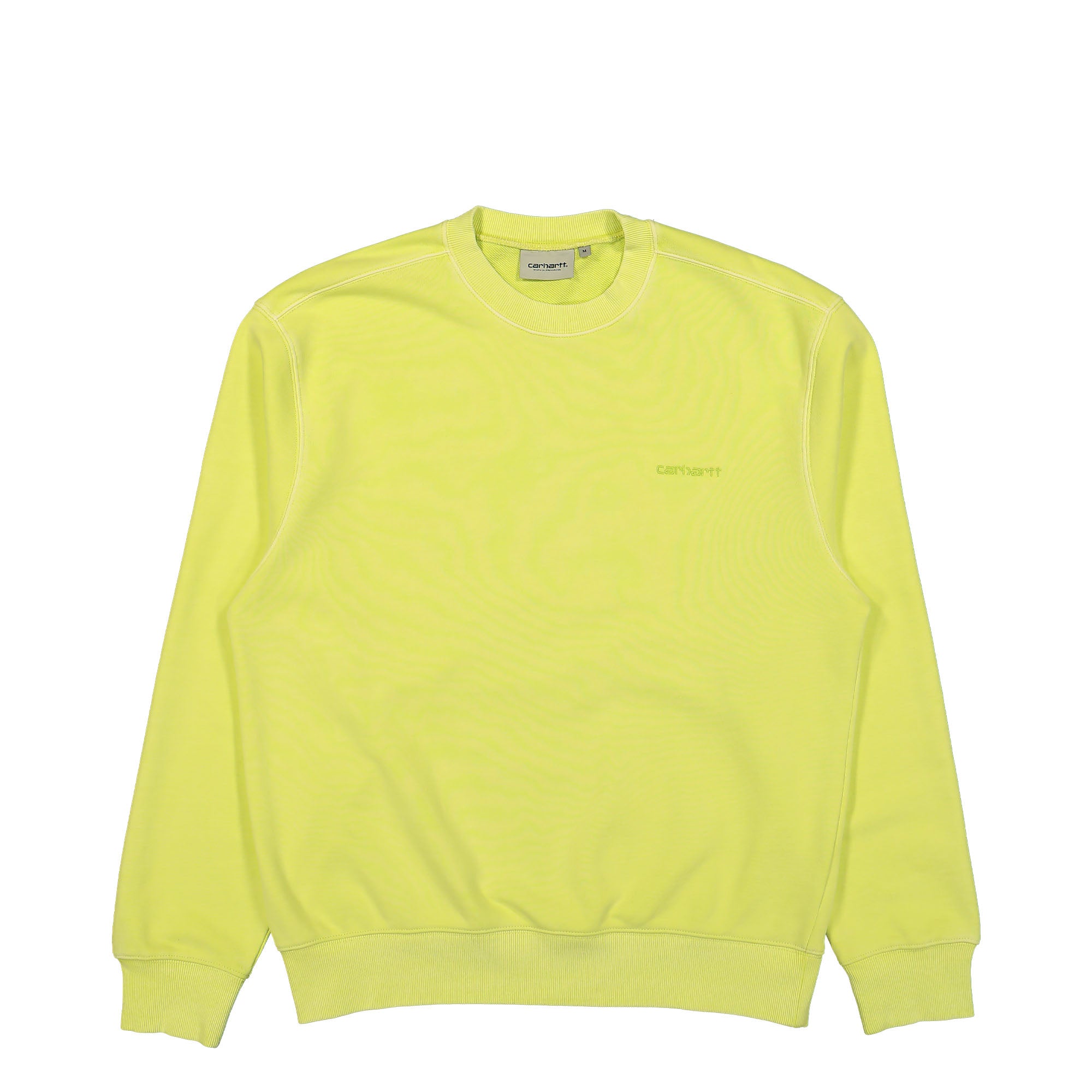 Carhartt WIP Duster Script Sweat Arctic Lime Sweatshirts I033065.29T.GD.03 | Overkill