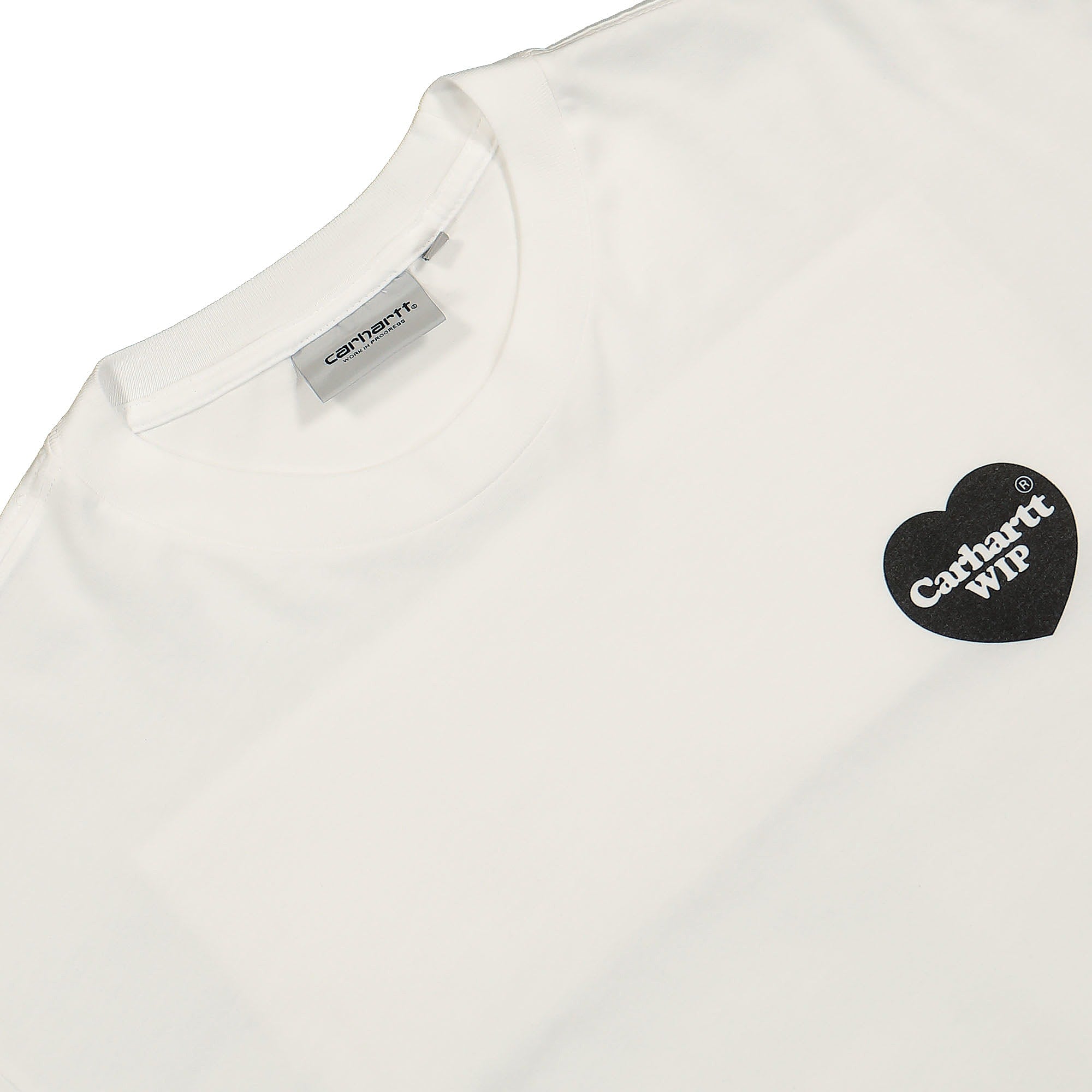 Carhartt WIP S/S Heart Bandana T-Shirt White / Black Stone Washed T-Shirts Material | Overkill