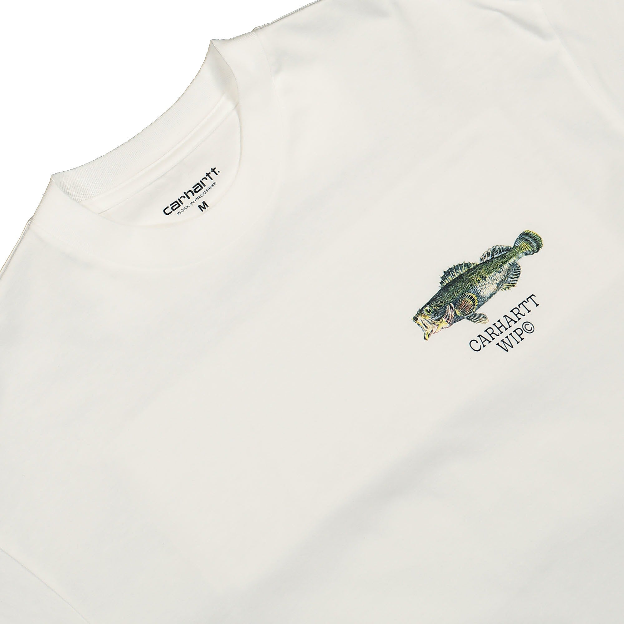 Carhartt WIP S/S Fish T-Shirt White T-Shirts Material | Overkill