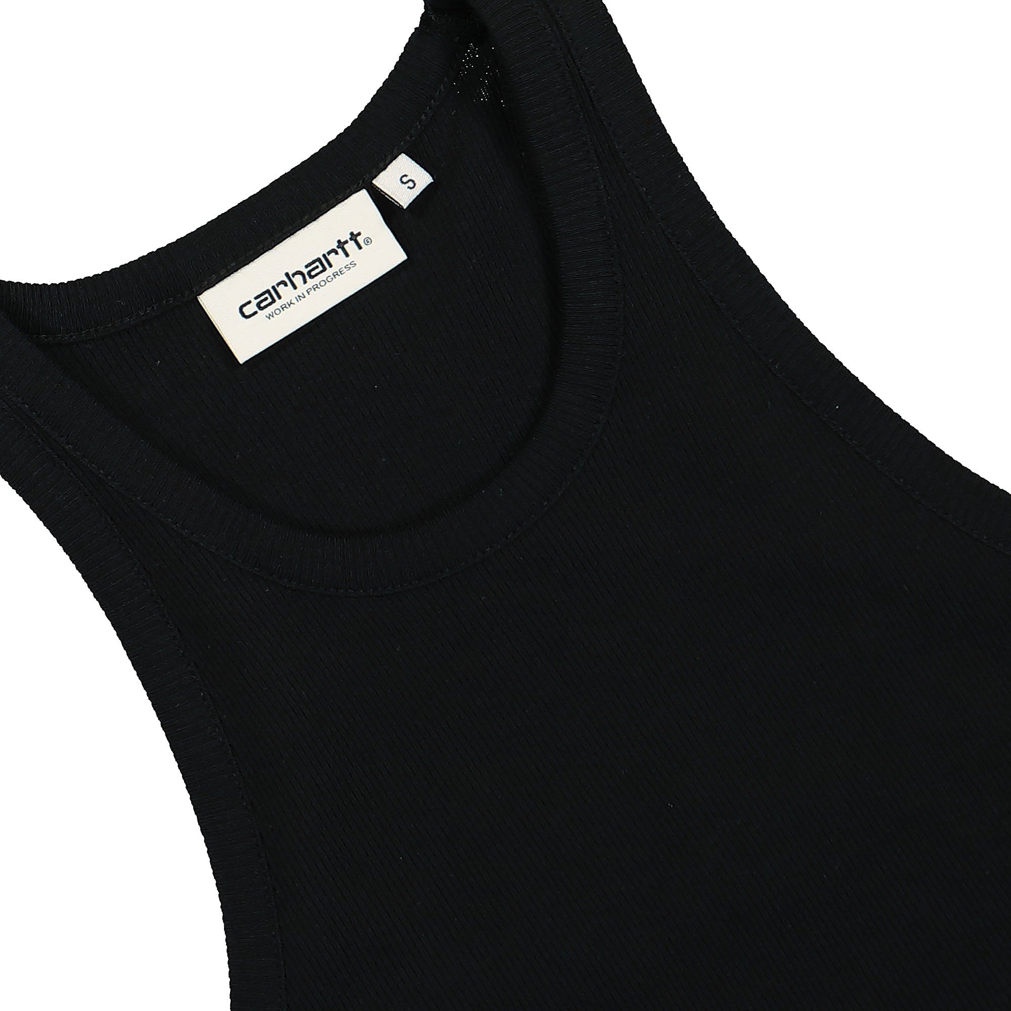 Carhartt WIP W Porter A-Shirt Black Tops Close-up | Overkill
