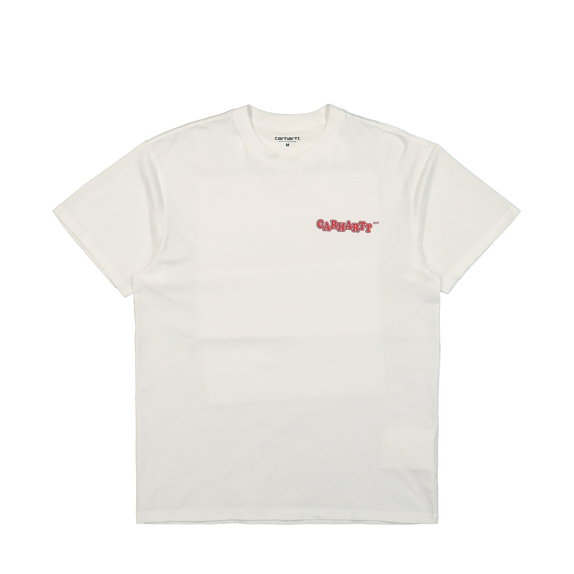 Carhartt WIP S/S Fast Food T-Shirt White / Red T-Shirts I033249.1WZ.XX.03 | Overkill