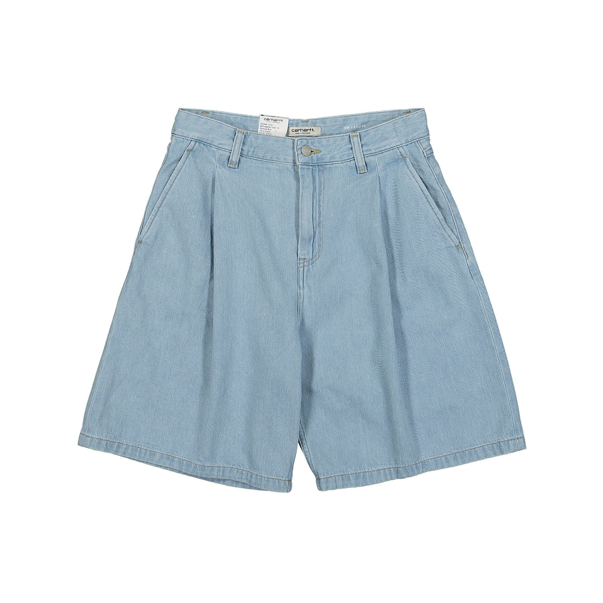 Carhartt WIP W Alta Short Olympia Blue Stone Bleached Shorts I033345.01.12 | Overkill