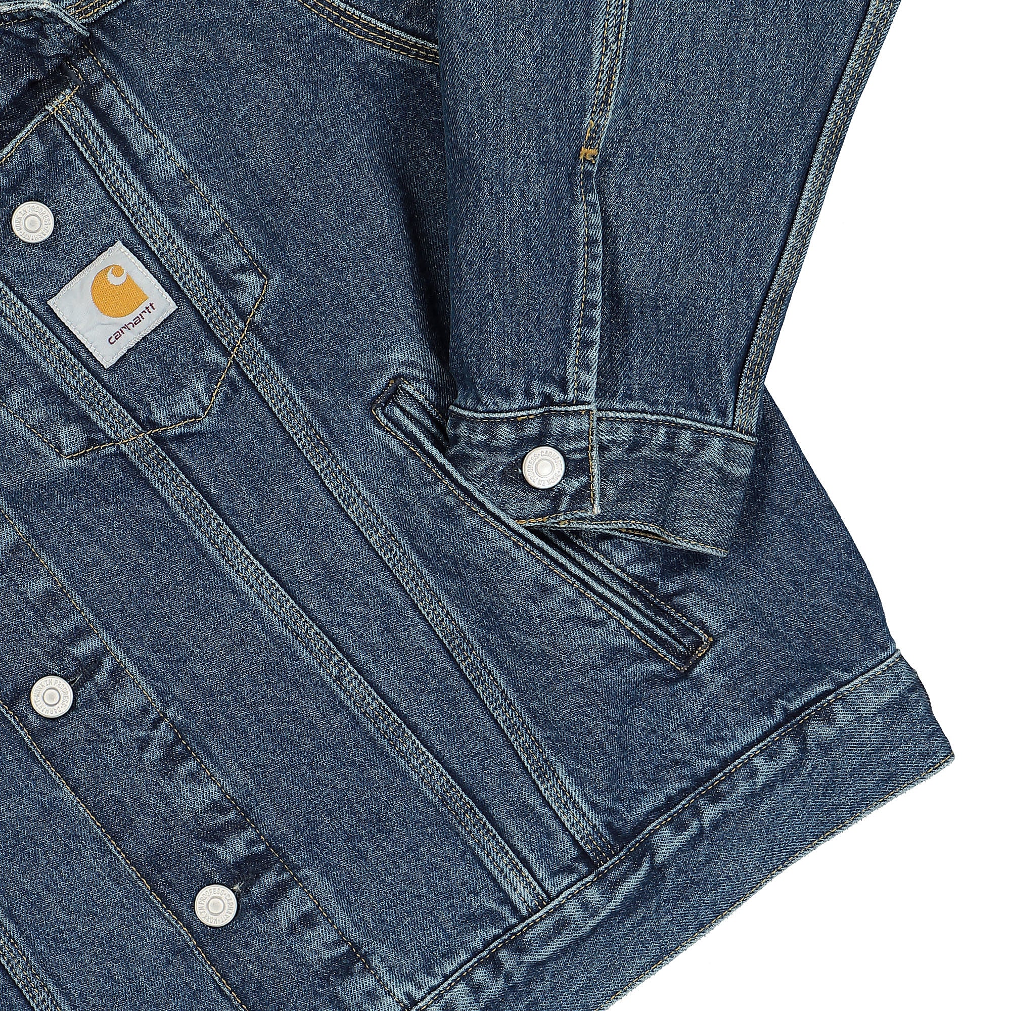 Carhartt WIP Helston Jacket Smith Blue Cloud Stone Jackets Detailfoto | Overkill