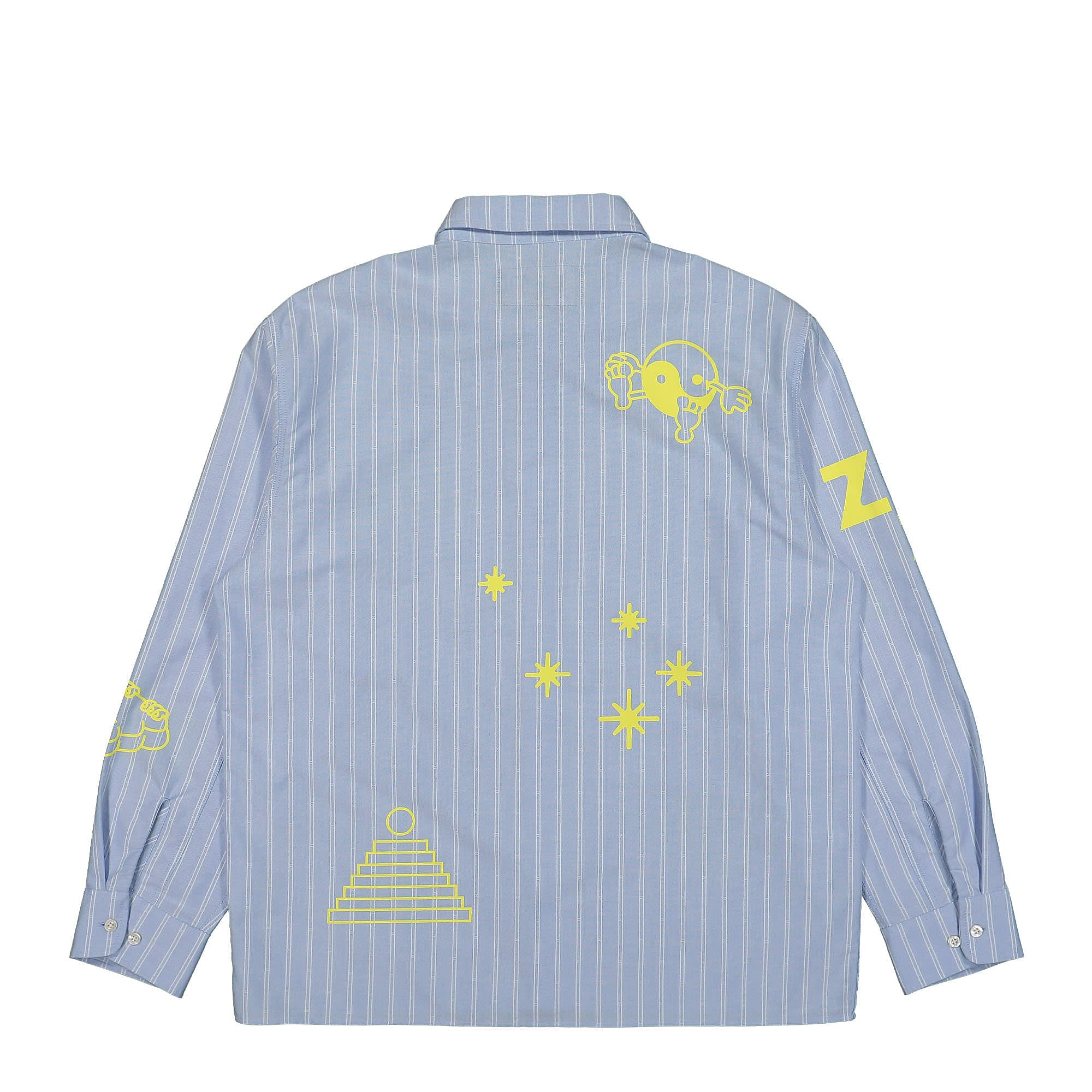 Edwin Sebastian LS Shirt Blue / White Shirts Material | Overkill