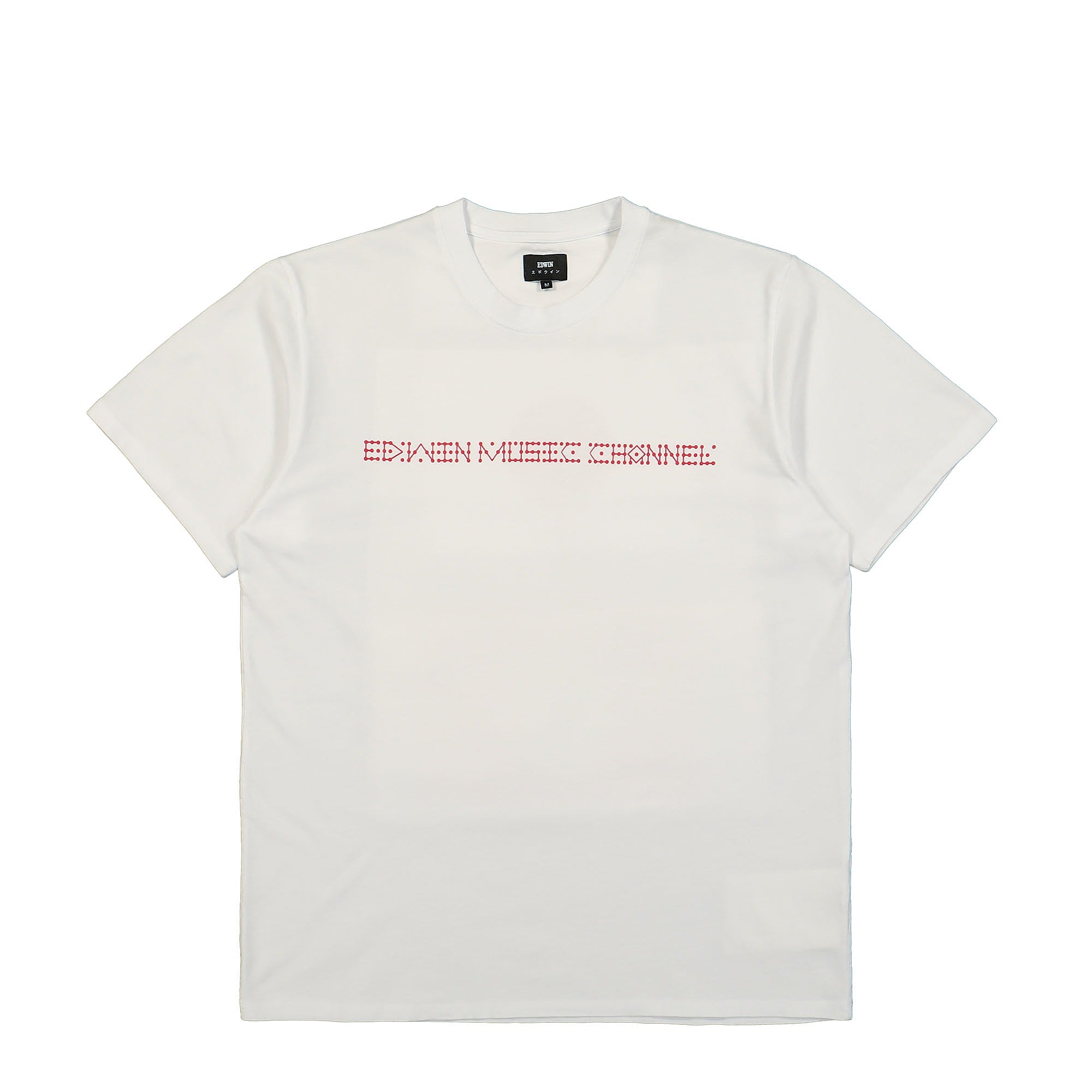 Edwin Sunset FM T-Shirt White T-Shirts I033501.02.67.03 | Overkill