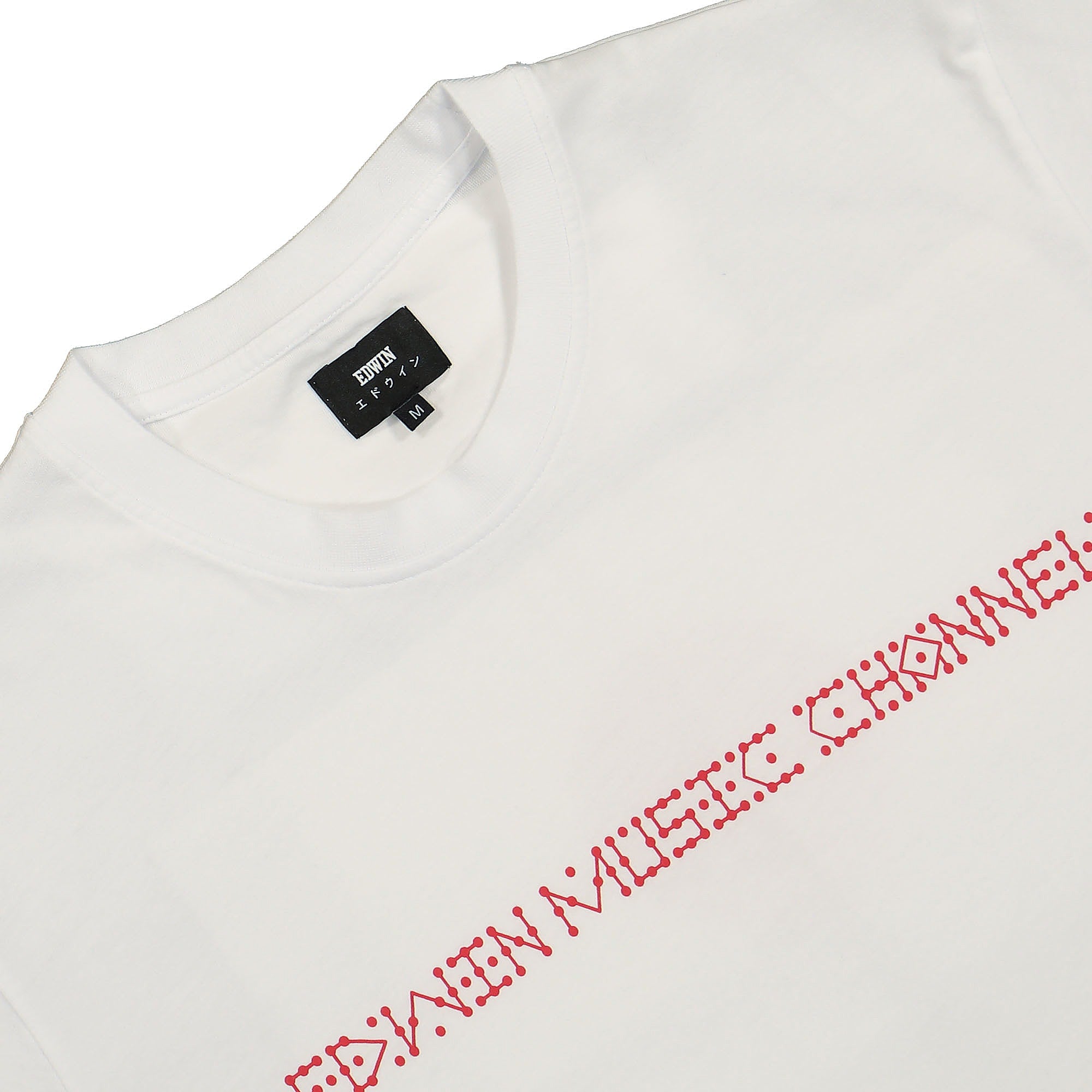 Edwin Sunset FM T-Shirt White T-Shirts Material | Overkill
