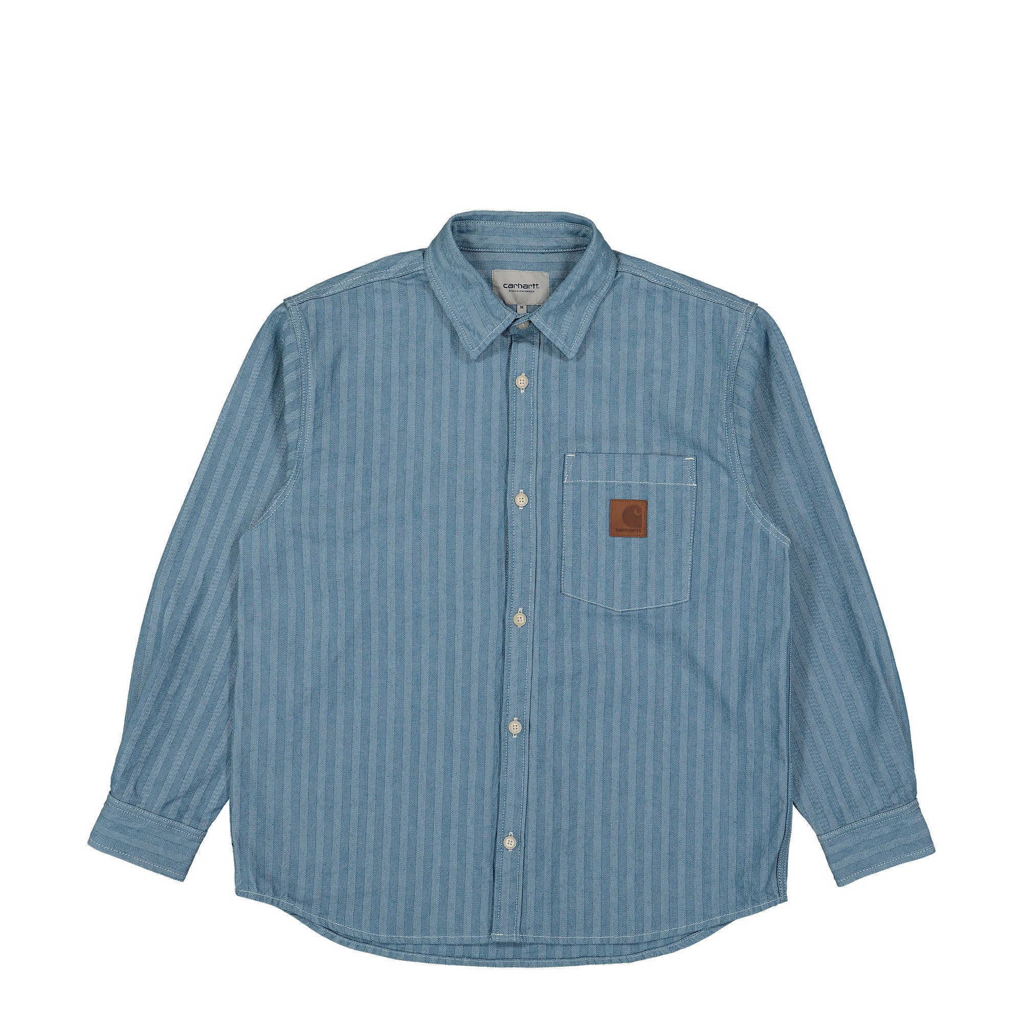 Carhartt WIP Menard Shirt Jac Monsey Blue Rinsed Shirts I033577.01.02.03 | Overkill