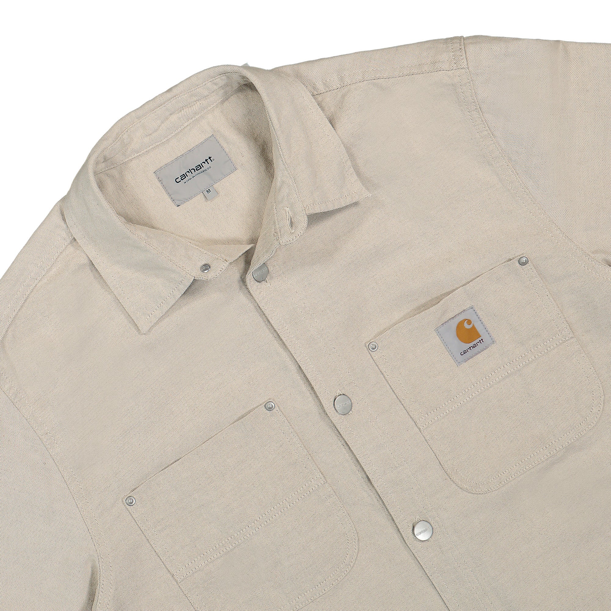 Carhartt WIP Walter Shirt Jac Natural Rinsed Shirts Detail view 1 | Overkill