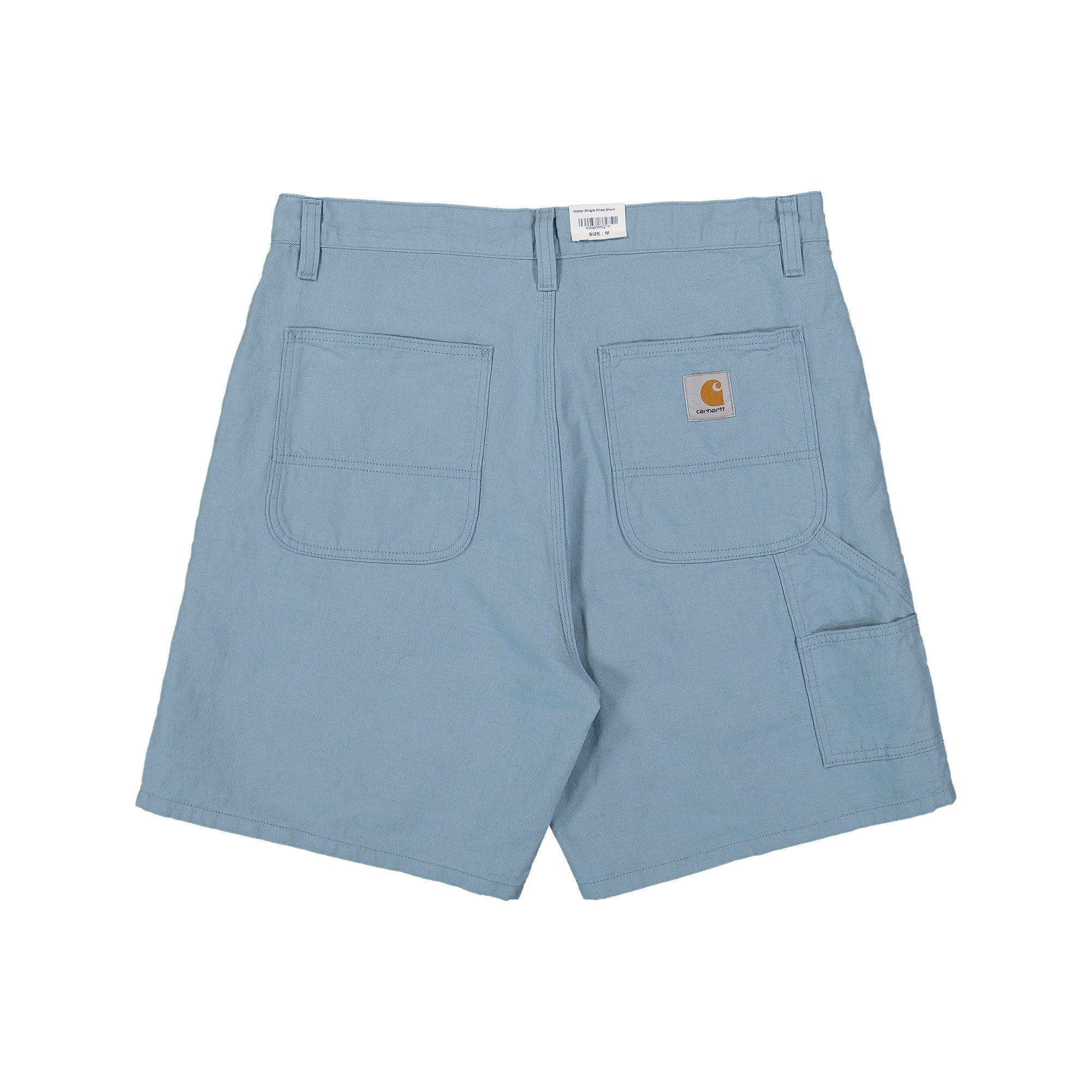 Carhartt WIP Walter Single Knee Short Misty Sky Rinsed Shorts Material | Overkill