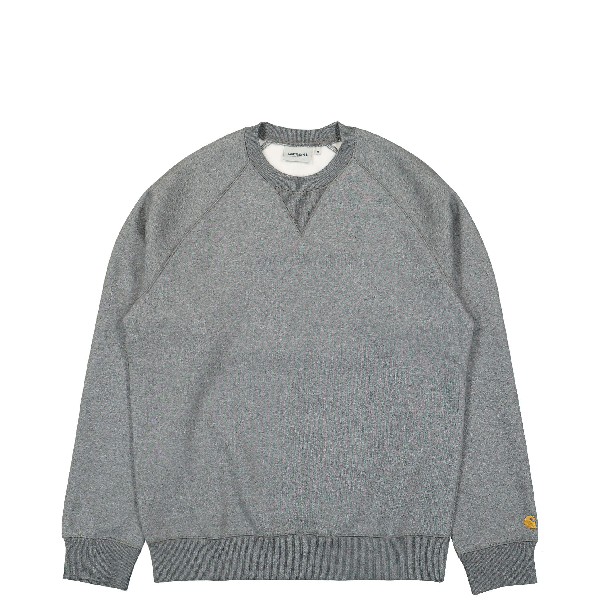 Carhartt WIP Chase Sweat Dark Grey Heather / Gold Sweatshirts I033660.00C.XX.03 | Overkill