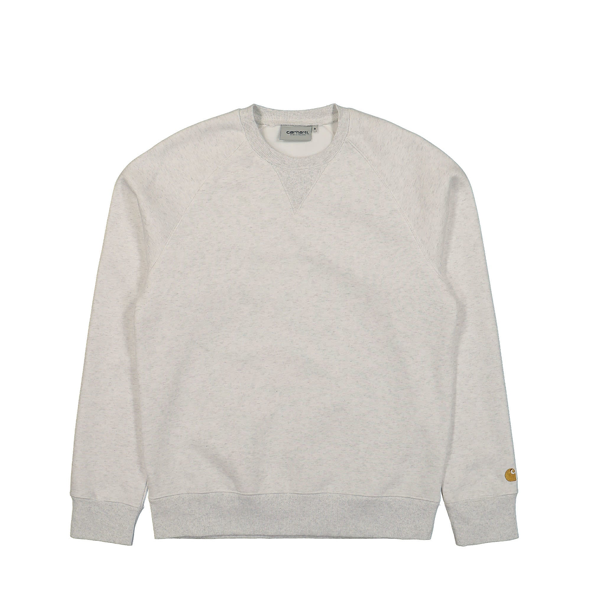 Carhartt WIP Chase Sweat Ash Heather / Gold Sweatshirts I033660.00J.XX.03 | Overkill