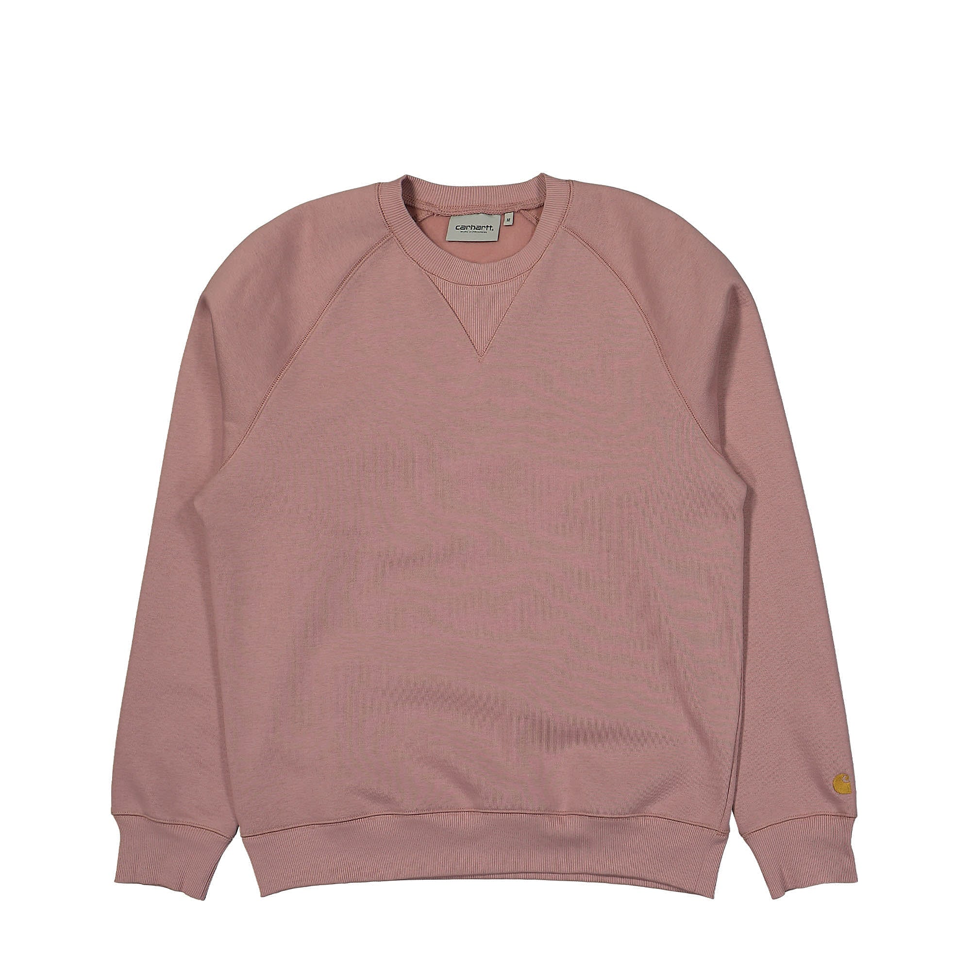 Carhartt WIP Chase Sweat Glassy Pink / Gold Sweatshirts I033660.24C.XX.03 | Overkill