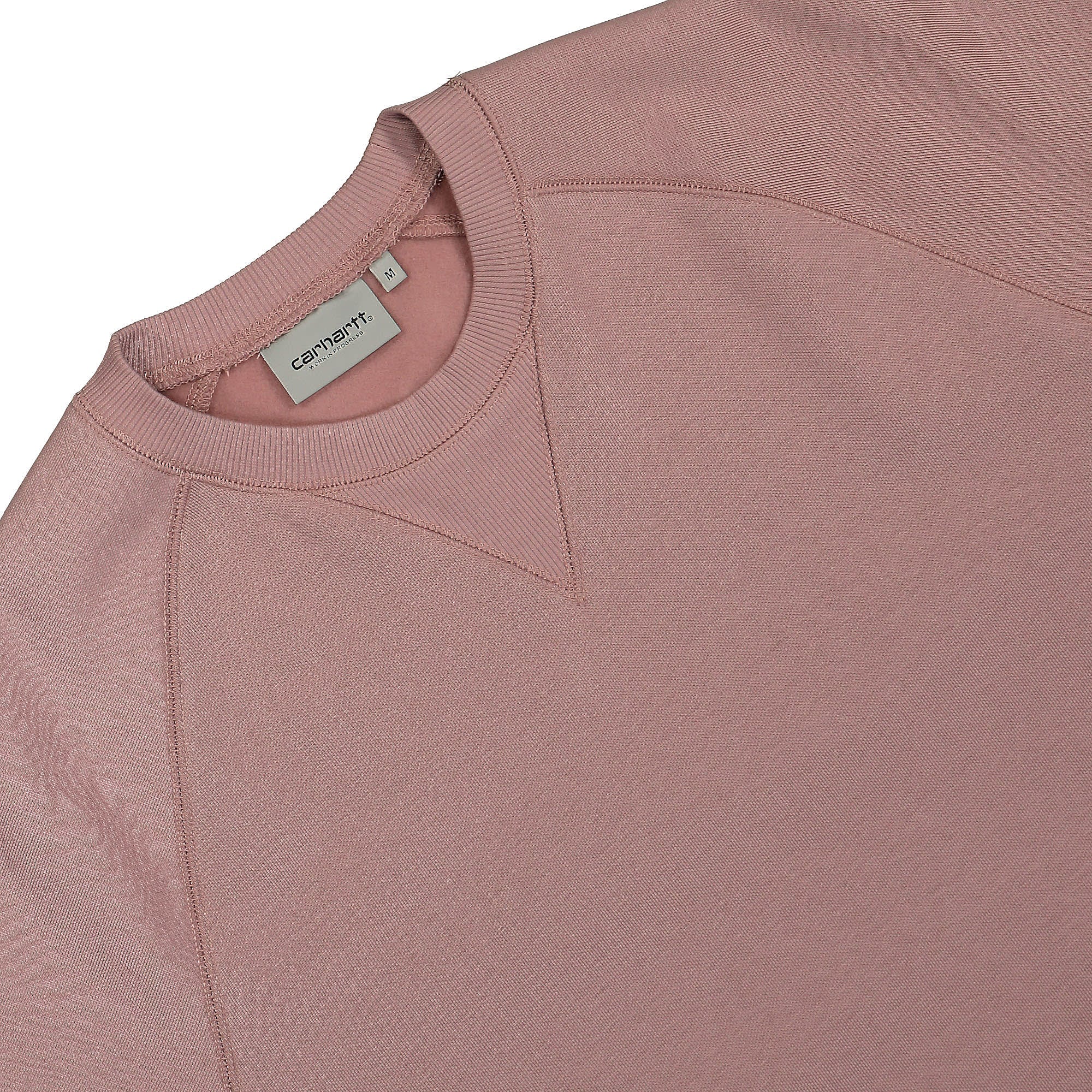 Carhartt WIP Chase Sweat Glassy Pink / Gold Sweatshirts Close-up | Overkill