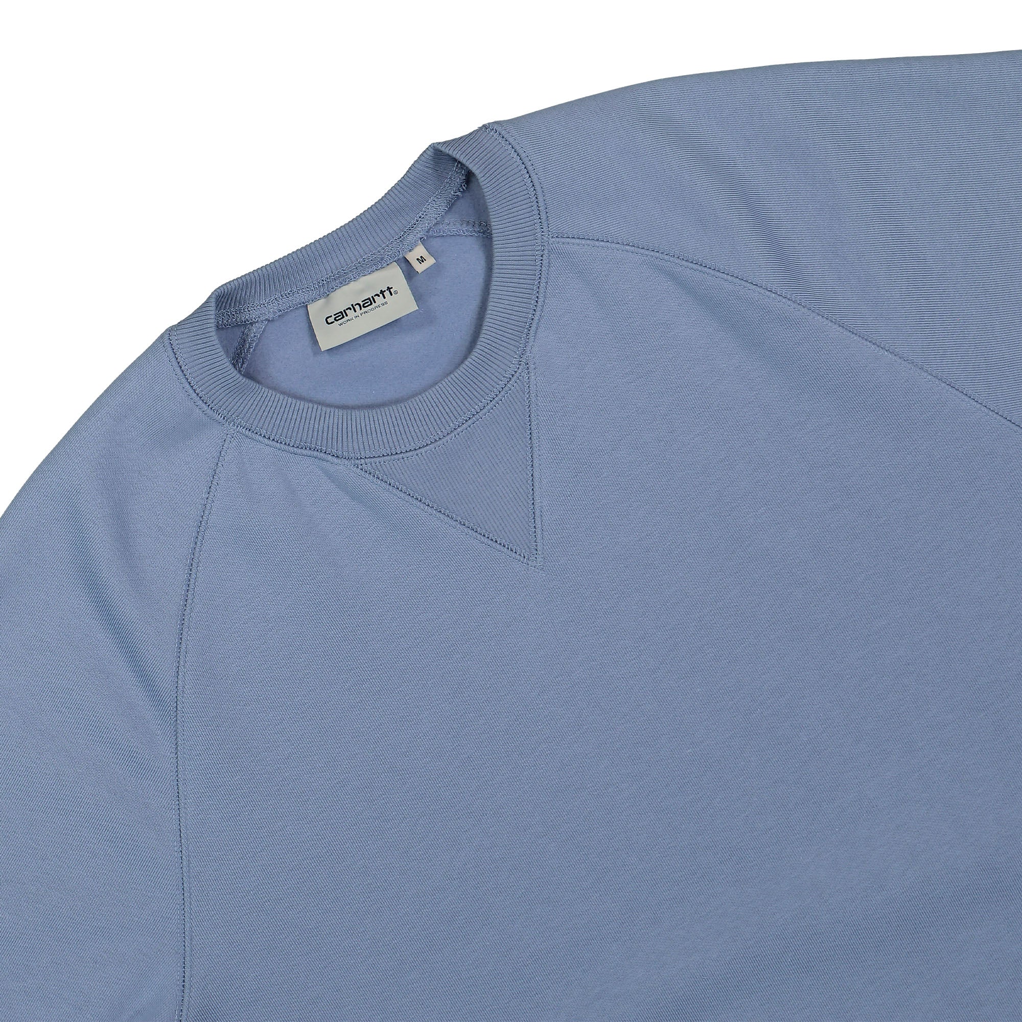 Carhartt WIP Chase Sweat Charm Blue / Gold Sweatshirts Close-up | Overkill