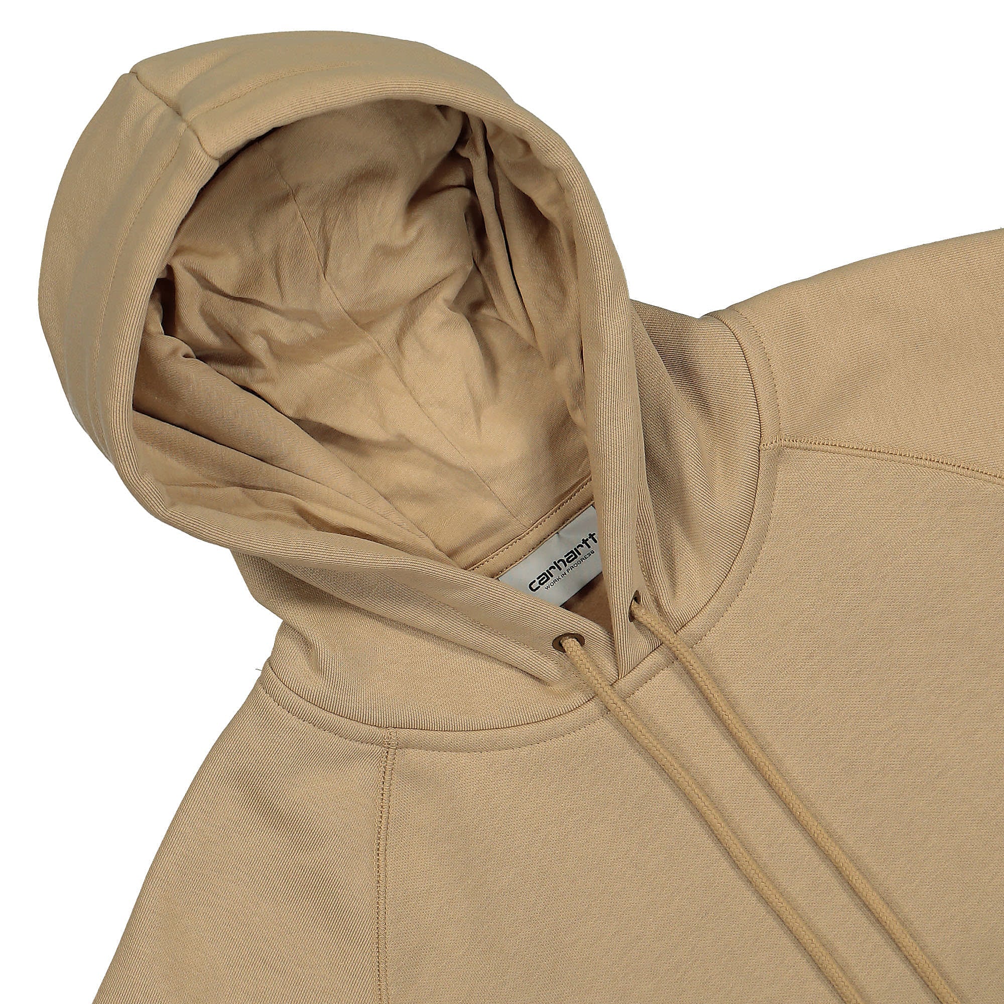 Carhartt WIP Hooded Chase Sweat Sable / Gold Hoodies Close-up | Overkill
