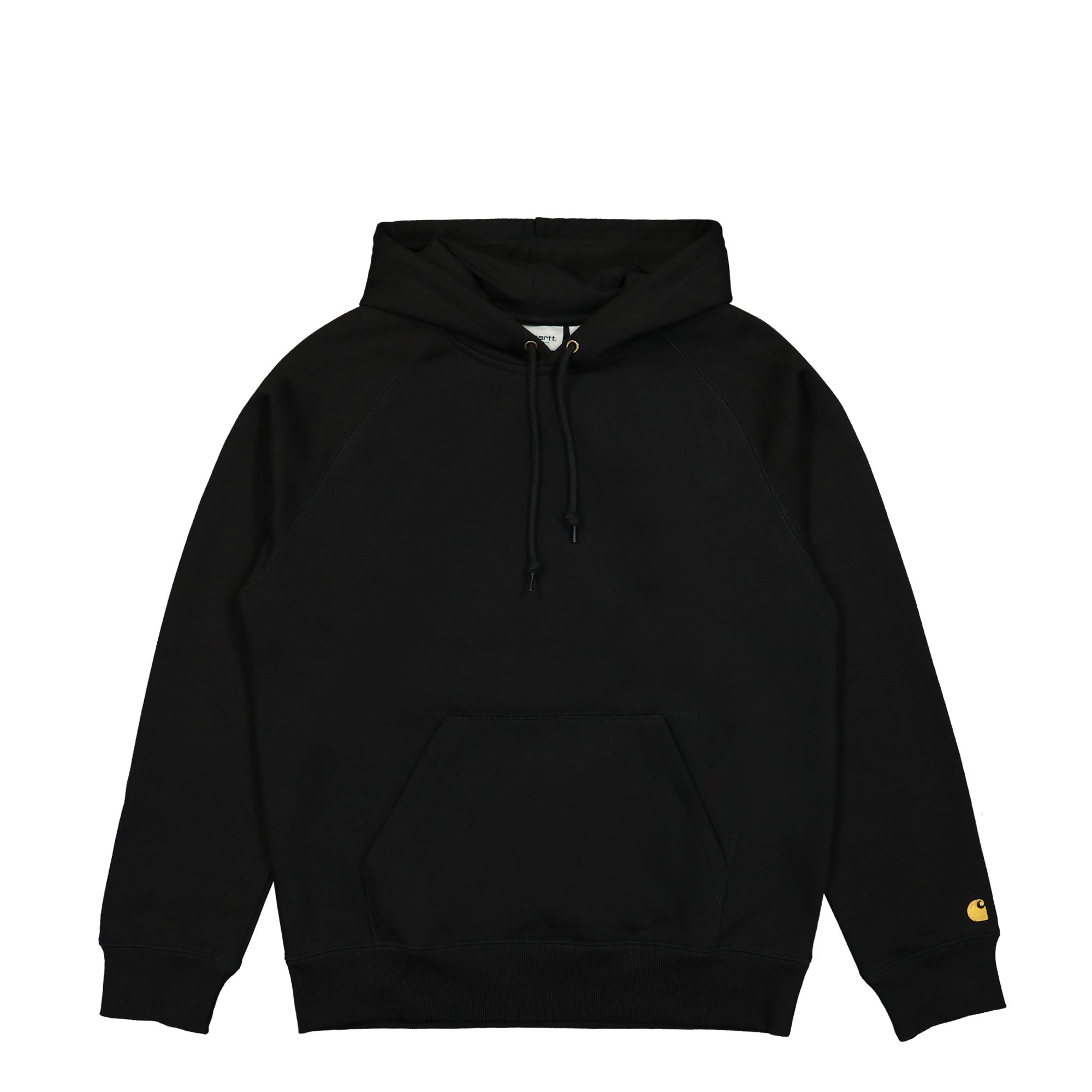 Carhartt WIP Hooded Chase Sweat Black / Gold Hoodies I033661.00F.XX.03 | Overkill