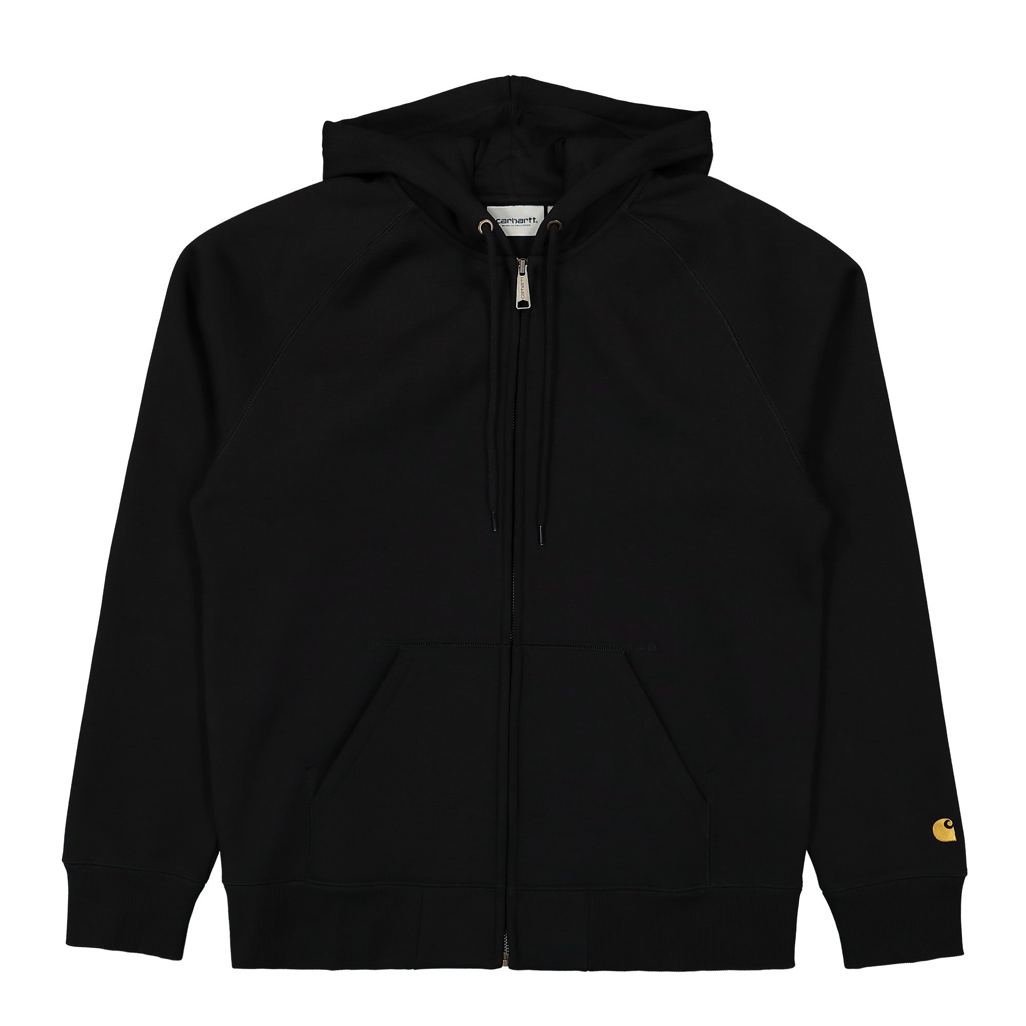 Carhartt WIP Hooded Chase Jacket Black / Gold Hoodies I033664.00F.XX.03 | Overkill