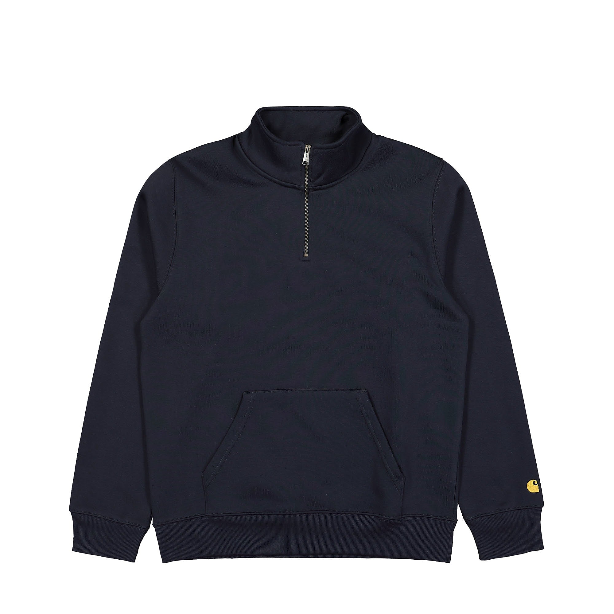 Carhartt WIP Chase Neck Zip Sweat Dark Navy / Gold Sweatshirts I033665.00H.XX.03 | Overkill
