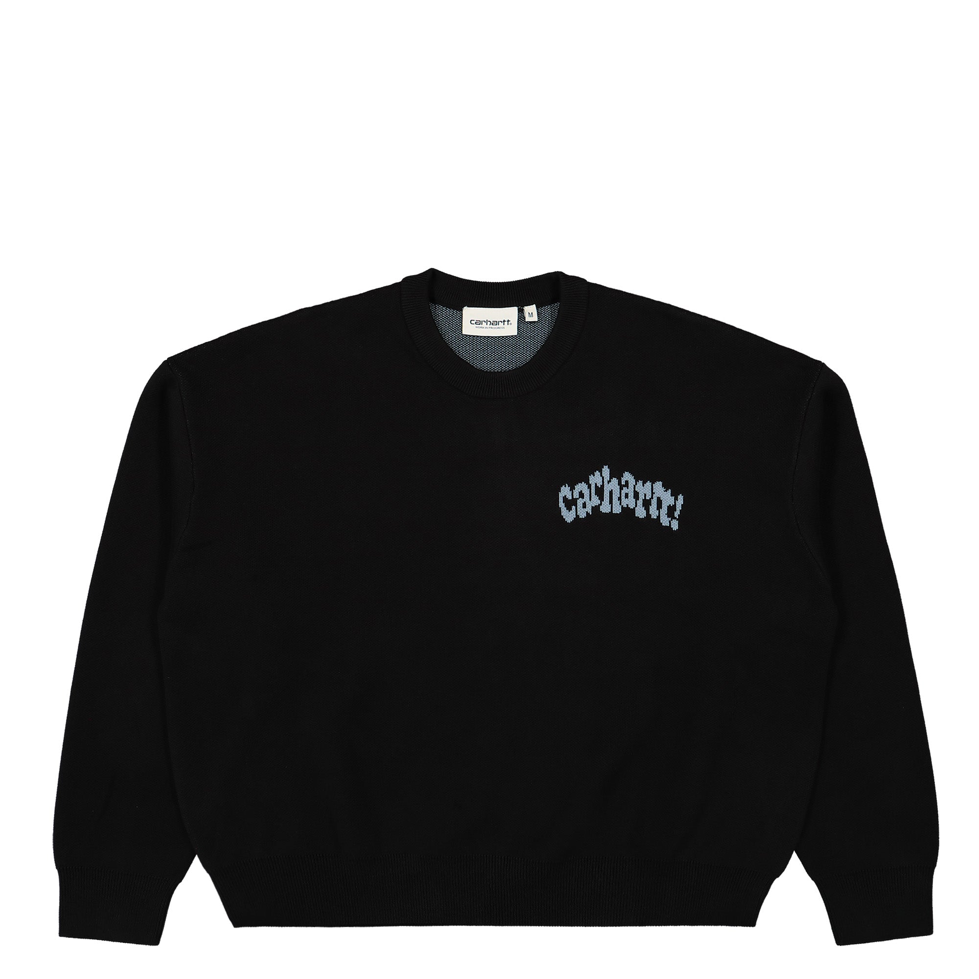 Carhartt WIP W Amour Sweater Black / Misty Sky Sweatshirts I033695.16Z.XX.03 | Overkill