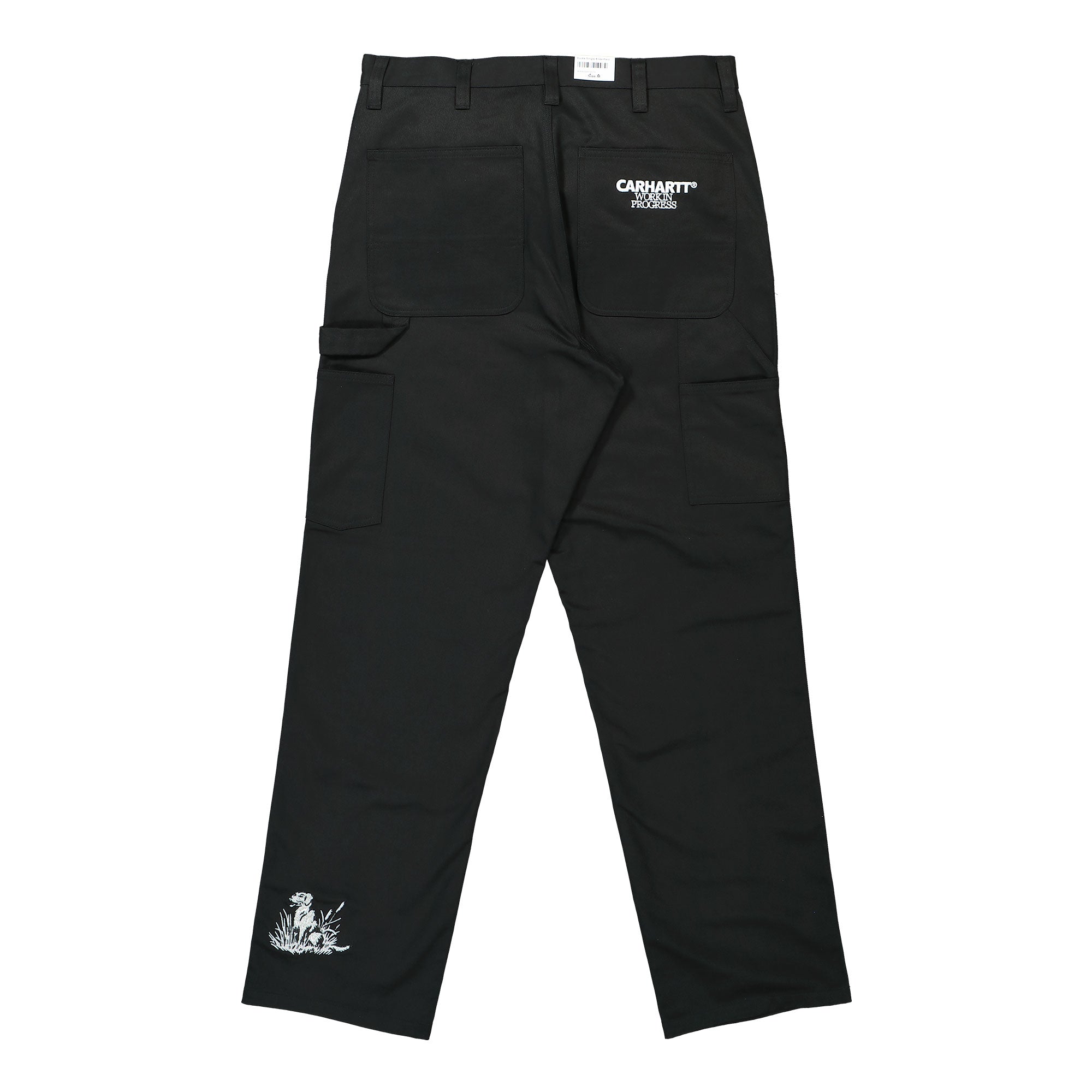 Carhartt WIP Ducks Single Knee Pant Black Casual Pants Material | Overkill